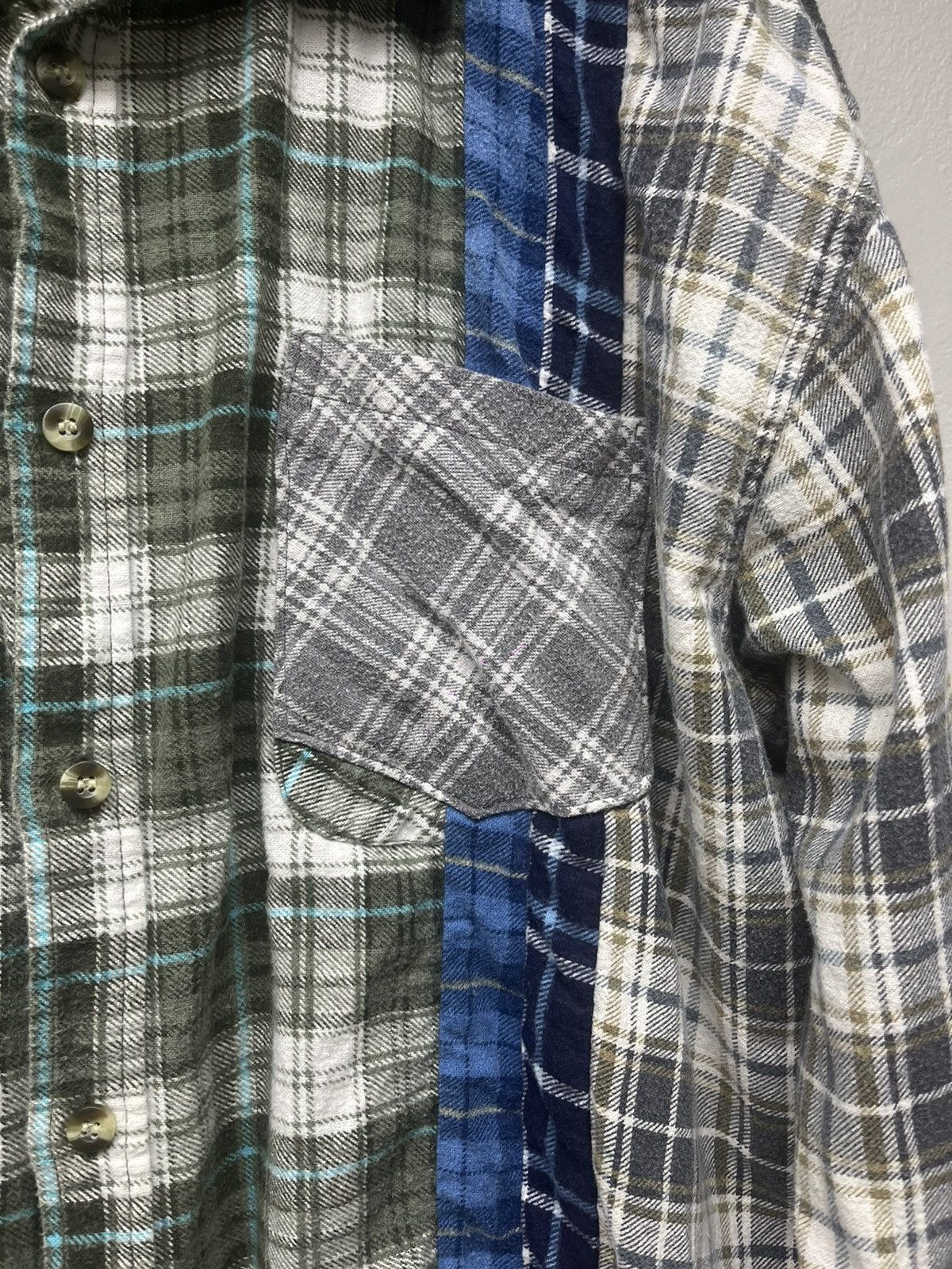 Needles Needles Rebuild 7 Cut Flannel Shirt Size US L / EU 52-54 / 3 - 5 Thumbnail