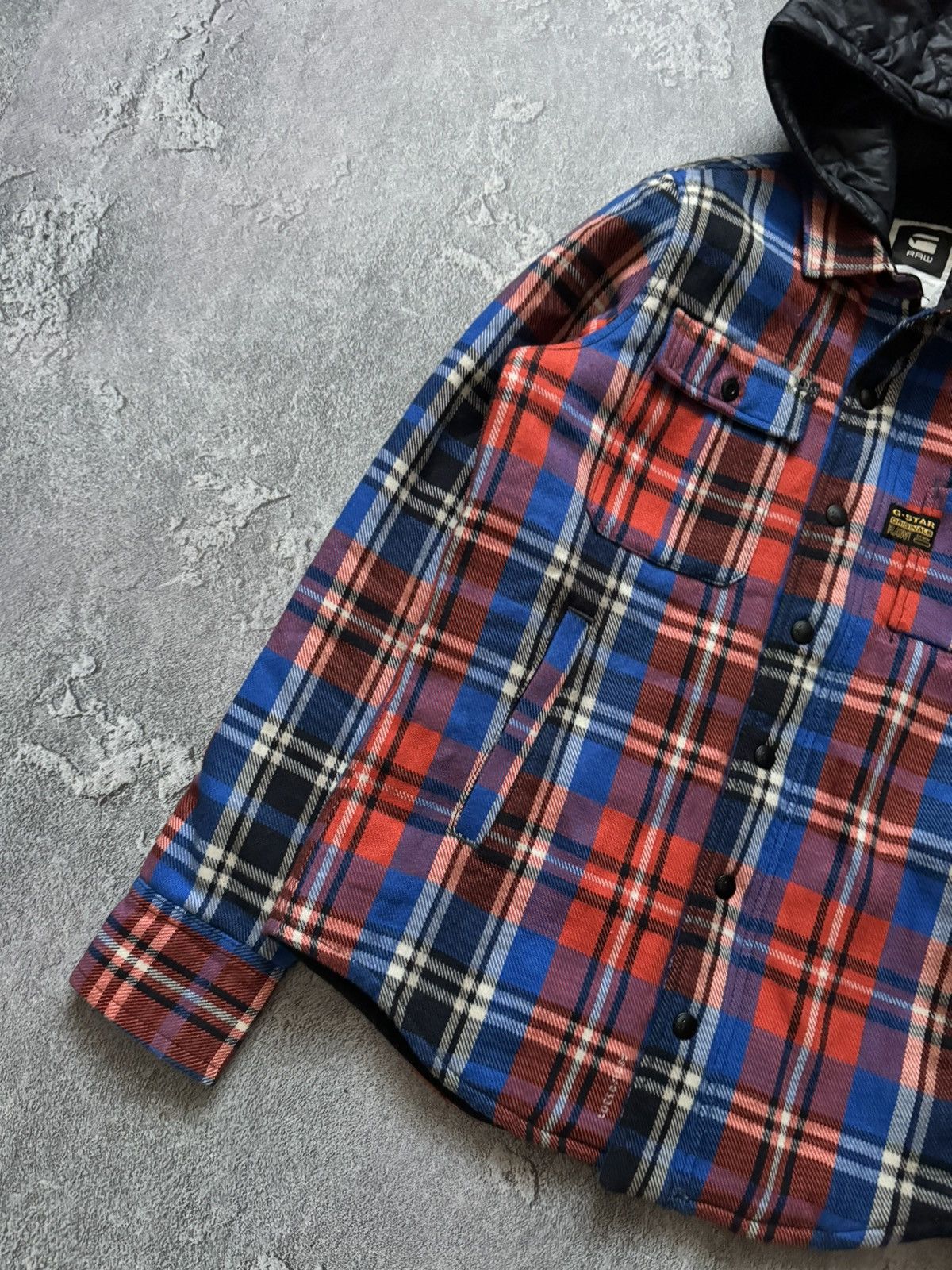 G-Star G star raw M forest hdd quiltd overshirt jacket shirt L/S Size US M / EU 48-50 / 2 - 6 Thumbnail