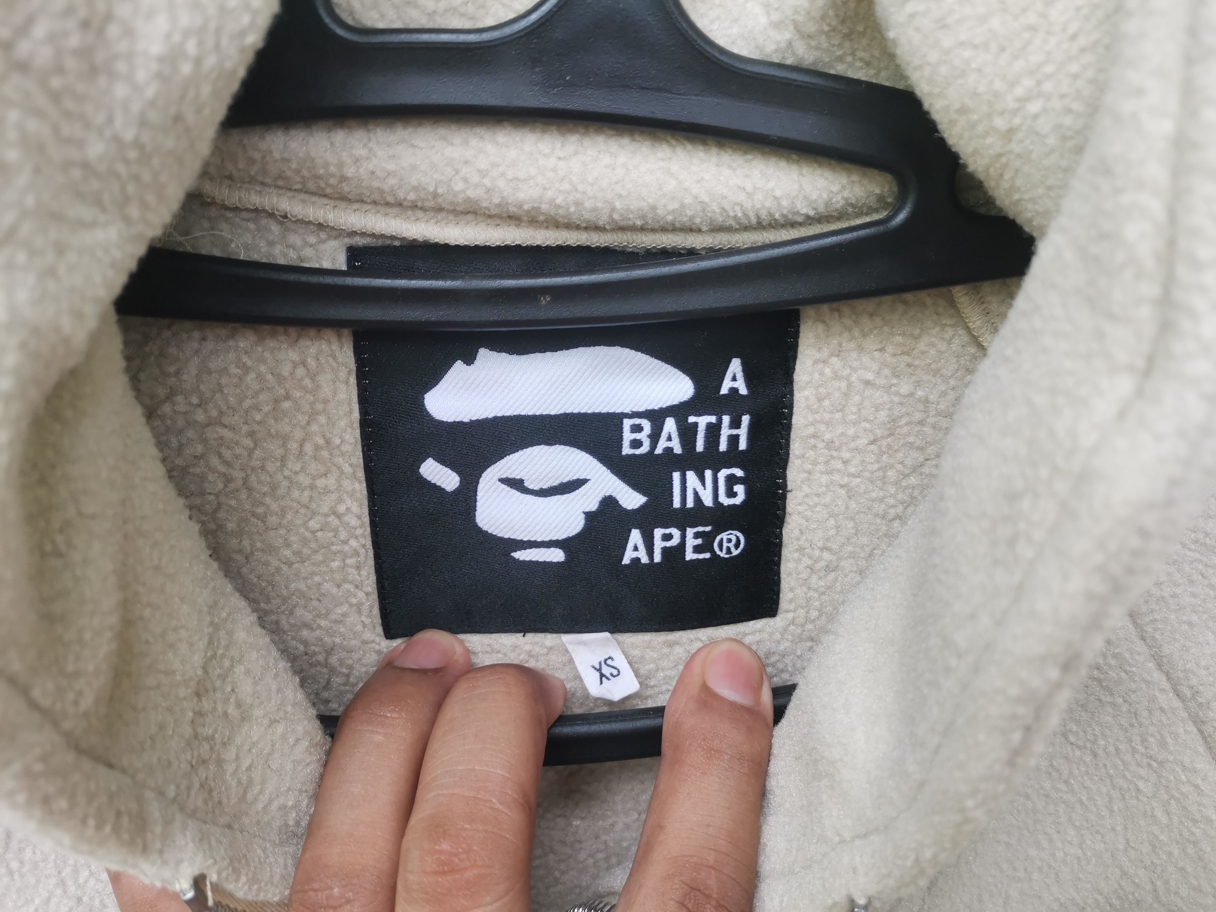 Bape × Vintage Rare vintage A Bathing Ape fleece jacket Size US XS / EU 42 / 0 - 9 Thumbnail