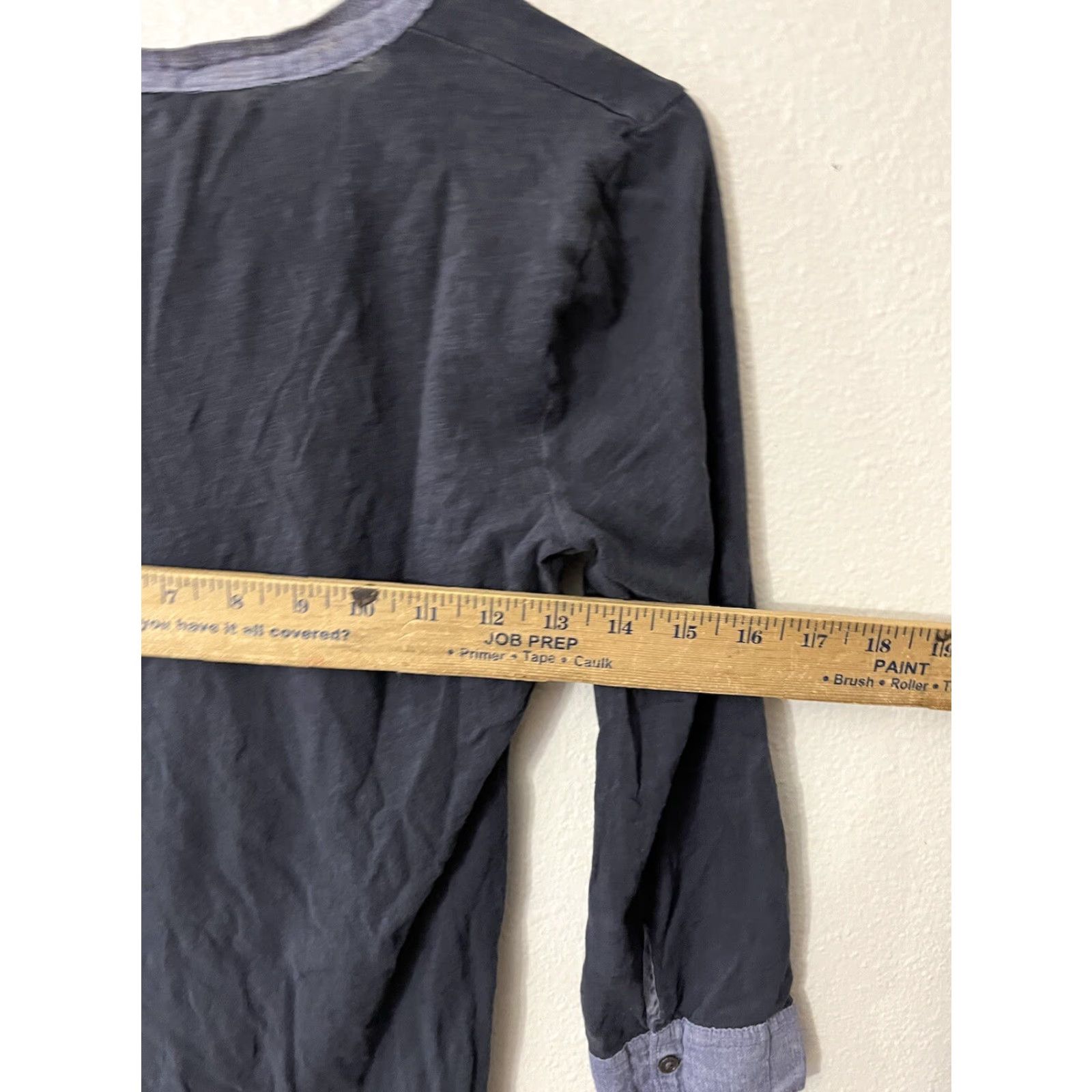 J.Crew J.CREW 3/4 Sleeve Blouse Women's Size XS Blue Pre-Owned Size XS / US 0-2 / IT 36-38 - 4 Thumbnail