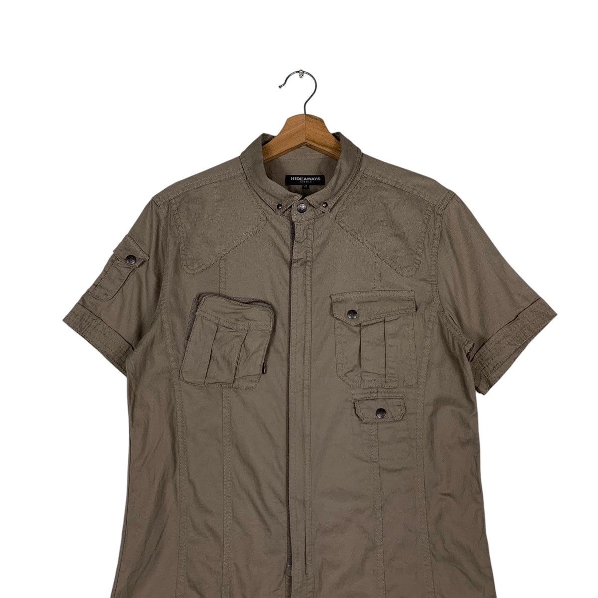 HIDEAWAYS HIDEAWAYS Nicole Short Sleeve Zipper Jacket #1374-C62 Size US S / EU 44-46 / 1 - 2 Thumbnail