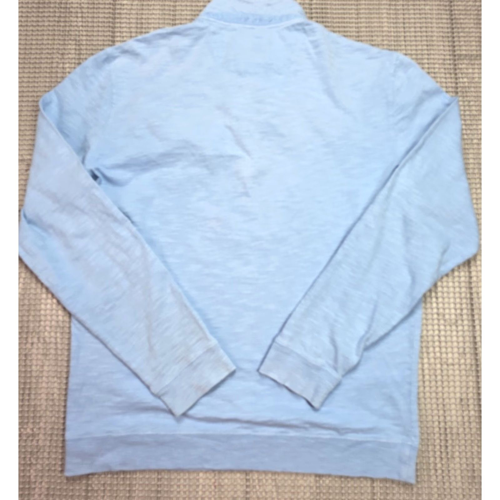 johnnie-O Johnnie-O Mens Keane 1/4 Zip Pullover Shirt Sweatshirt Golf Mock Neck Blue L Size US L / EU 52-54 / 3 - 6 Thumbnail