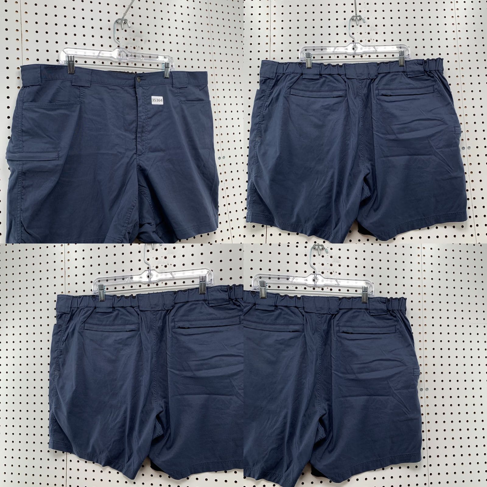 Vintage Duluth Cargo Shorts Mens 3XL Fits 44x8 Nylon SPandex Blend Stretch Preppy Cargo Shorts Mens 3XL Blue Nylon SPandex Preppy Duluth Size US 39 - 8 Thumbnail