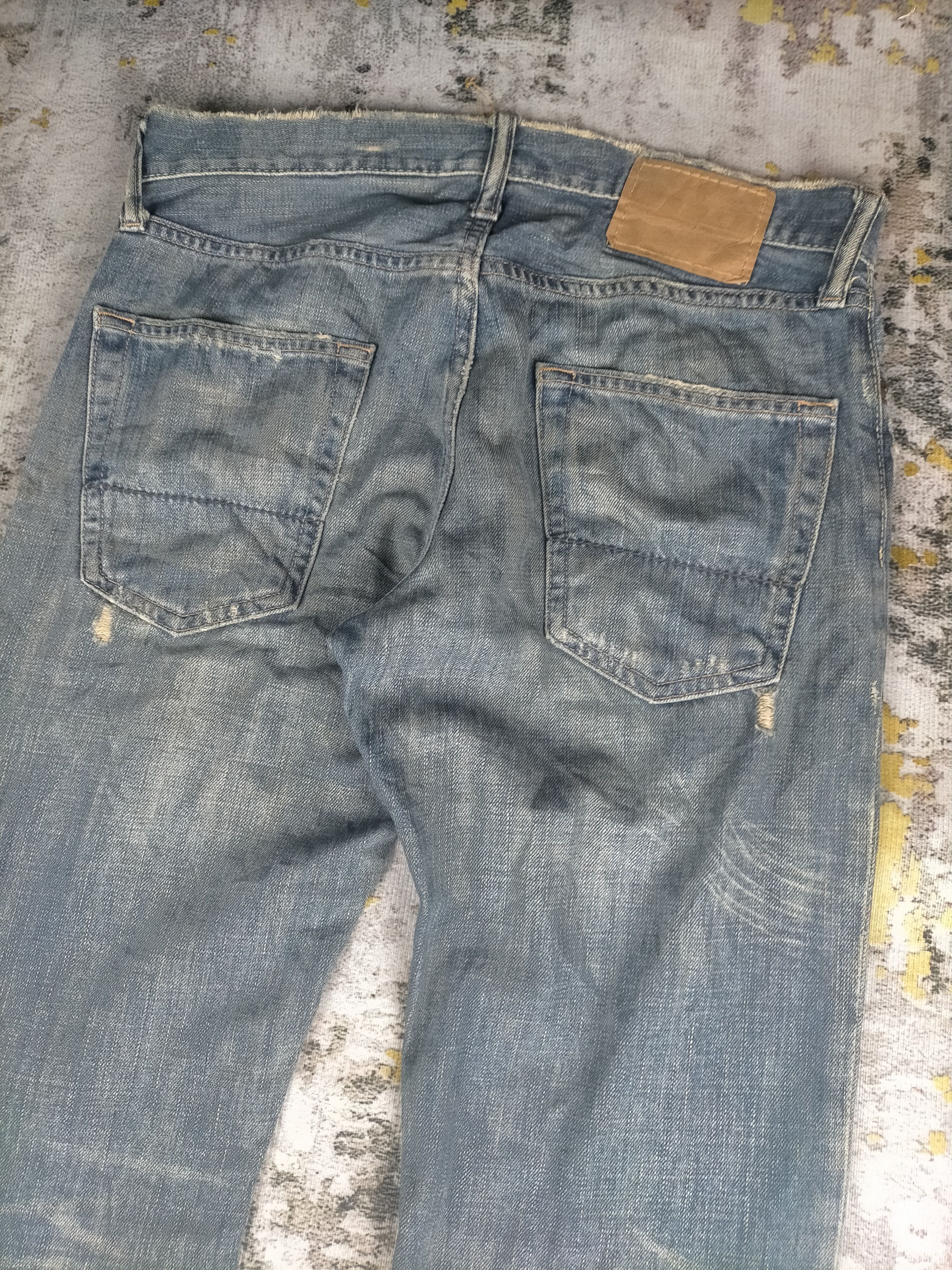 Tornado Mart Vintage Flare Abercrombie & Fitch Distressed Jeans Size US 30 / EU 46 - 5 Thumbnail