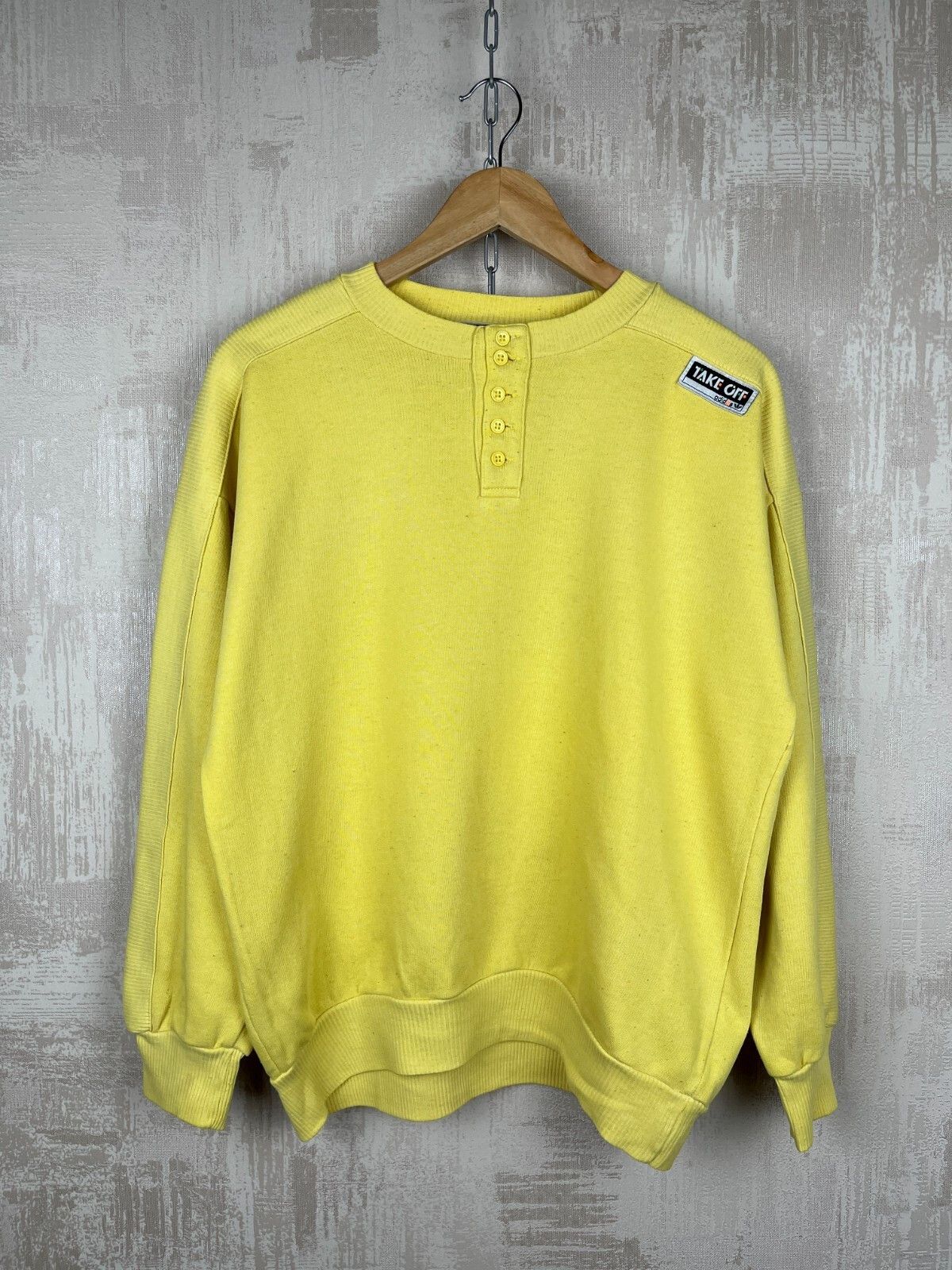 Adidas 90's Adidas TAKE OFF Vintage Henley Sweatshirt Size US XS / EU 42 / 0 - 1 Thumbnail