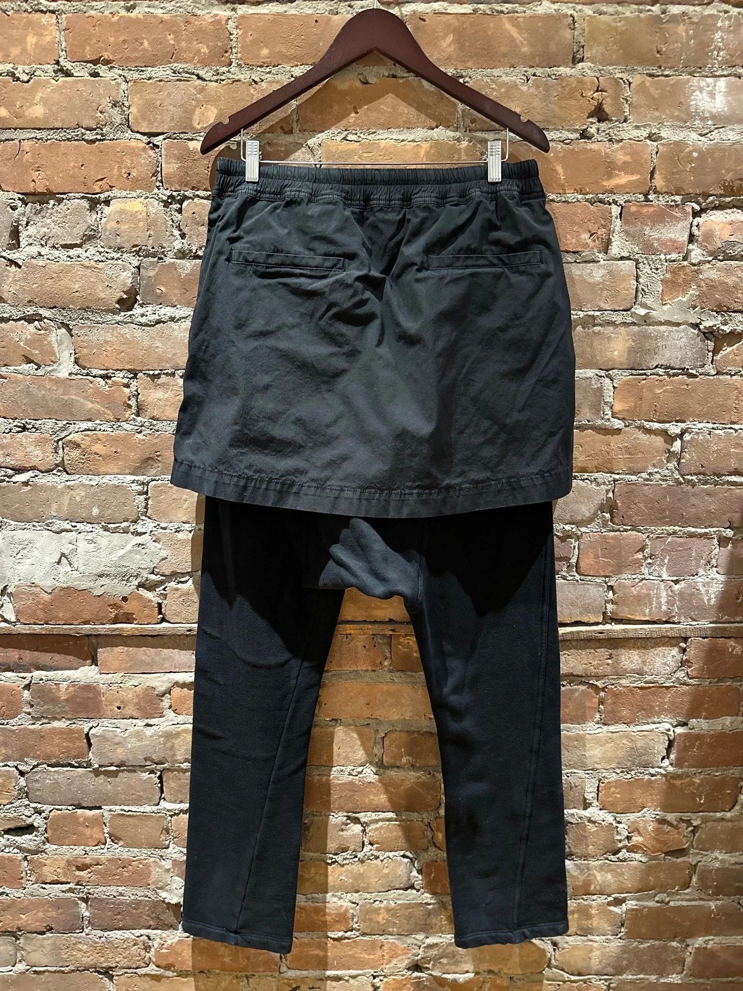 Rick Owens Drkshdw Rick Owens DRKSHDW "Pod Sweatpants Combo" (DU15F5395-TEWF) Size US 32 / EU 48 - 4 Thumbnail