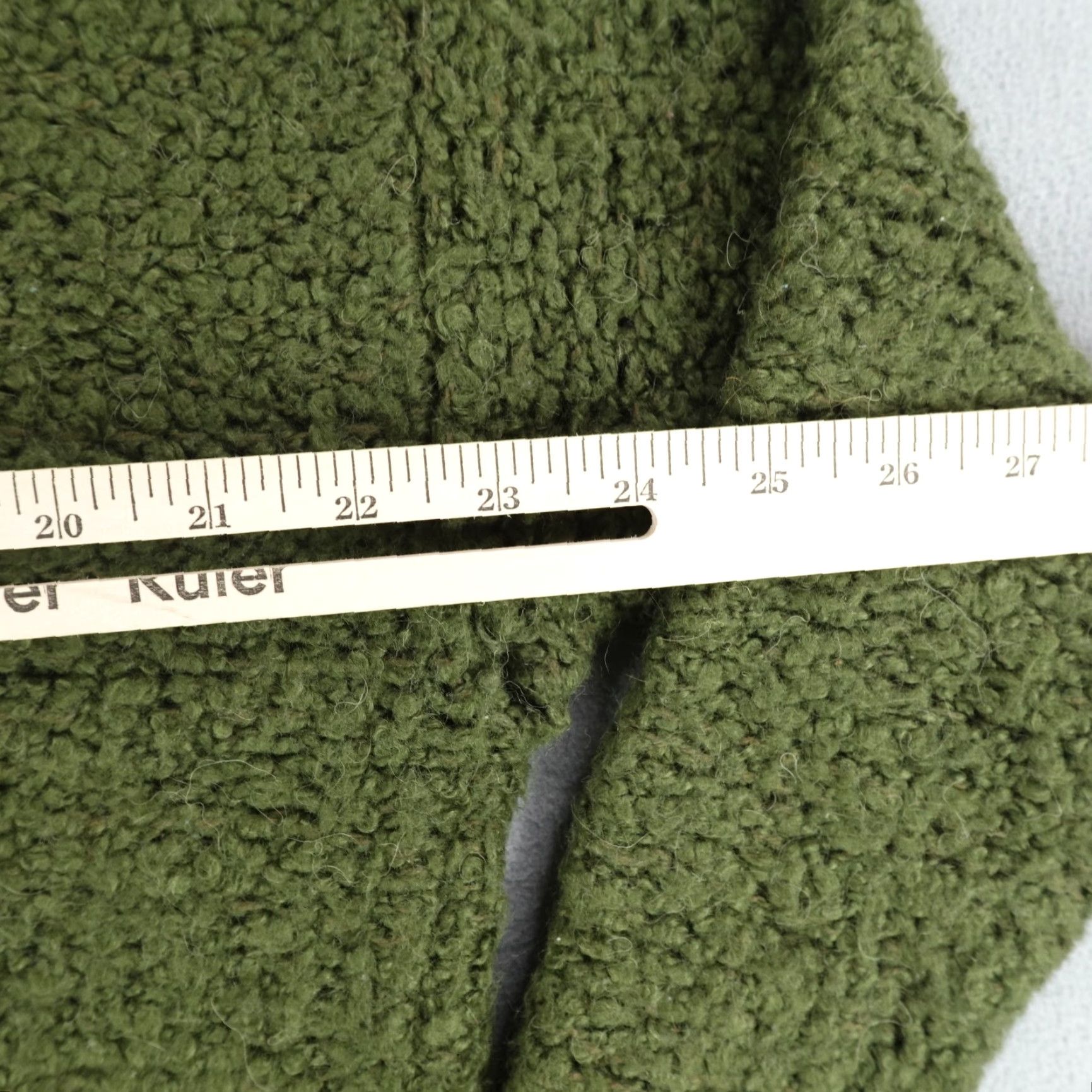 Free People VINTAGE Free People Sweater Womens Small Green Wool Blend Asymmetrical Full Zip Up Soft Size S / US 4 / IT 40 - 6 Thumbnail