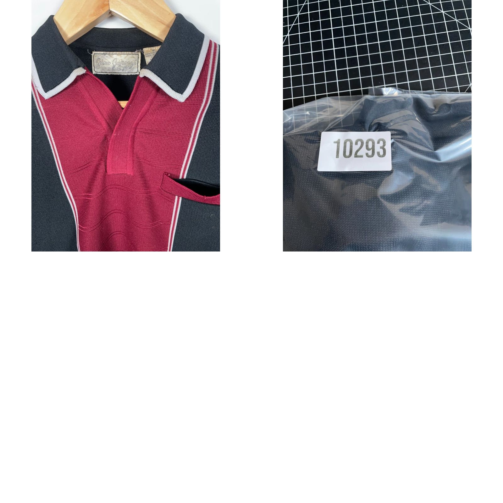 Vintage VINTAGE Gino Barozzi Polo Shirt Mens Small / Medium Black Red Stripe 70s Long Sleeve Polyester Striped Polo Shirt Mens Small Size US S / EU 44-46 / 1 - 9 Thumbnail