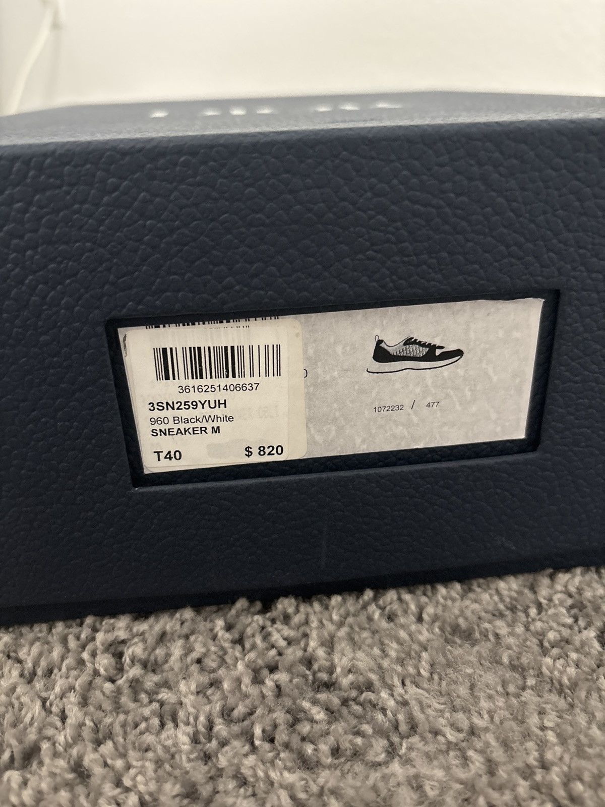 Dior Dior B25 'Dior Oblique - Black White' Size US 7 / EU 40 - 9 Thumbnail