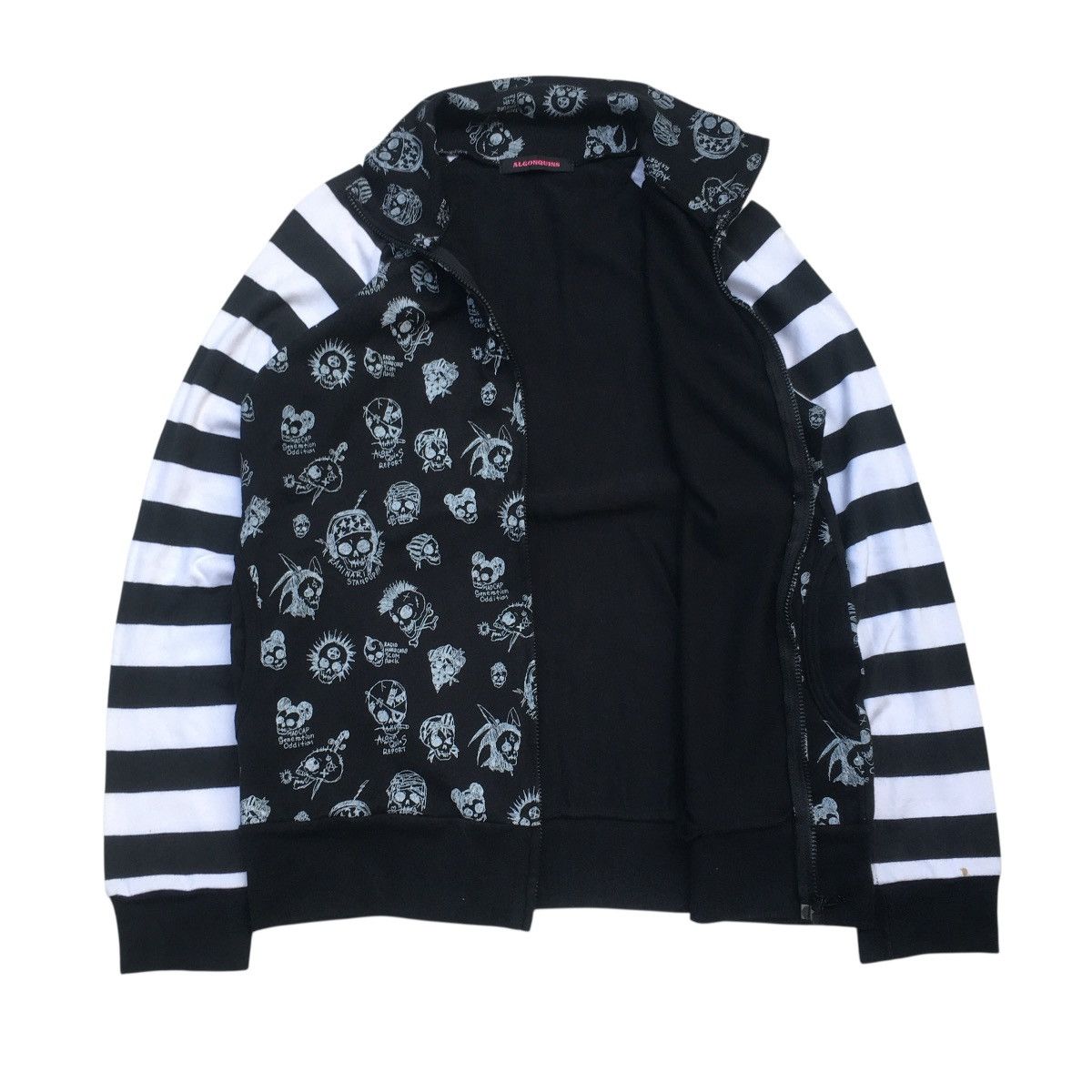 If Six Was Nine Algonquins Full Zip Skull Grunge Punk LGB Jacket Size US M / EU 48-50 / 2 - 2 Thumbnail