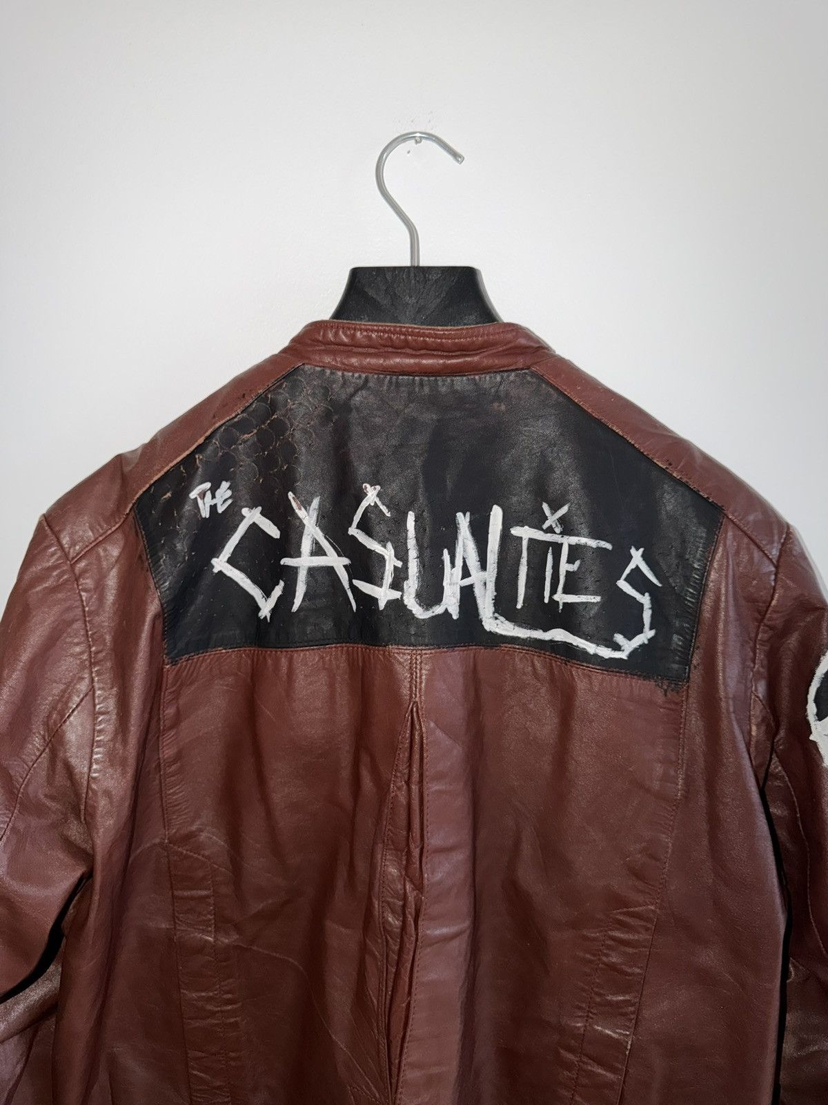 Vintage *RARE* VINTAGE 90s PUNK MISFITS FIEND CASUALTIES LEATHER Size US M / EU 48-50 / 2 - 7 Thumbnail