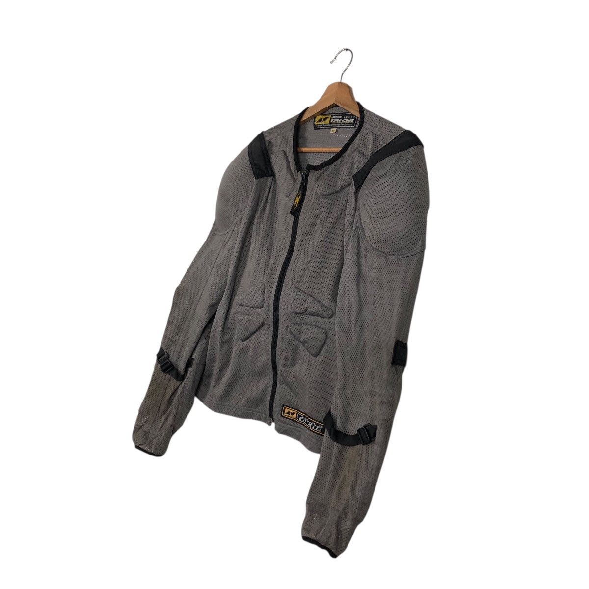 Japanese Brand RS Taichi Motorcycle Protective Mesh Jacket — Grey Size US L / EU 52-54 / 3 - 3 Thumbnail