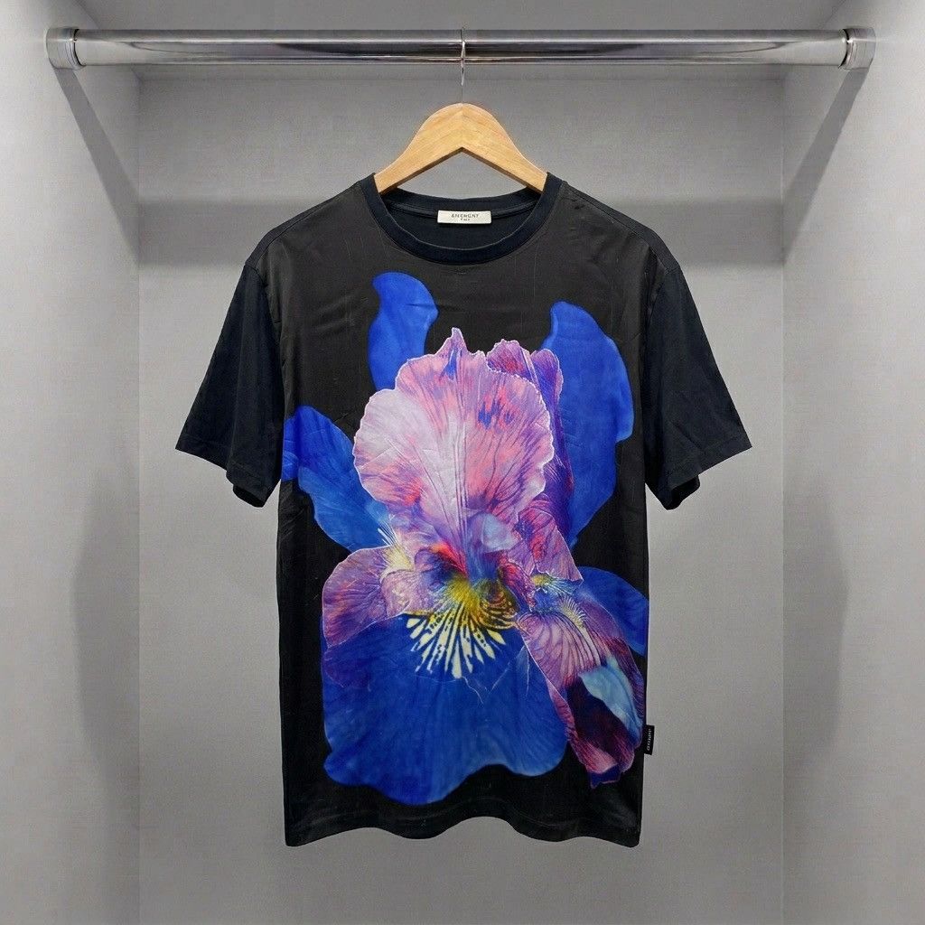 トップス Givenchy SS13 Orchid Tee RT XS Givenchy Givenchy Madonna and Iris SS13 t-shirt black tee