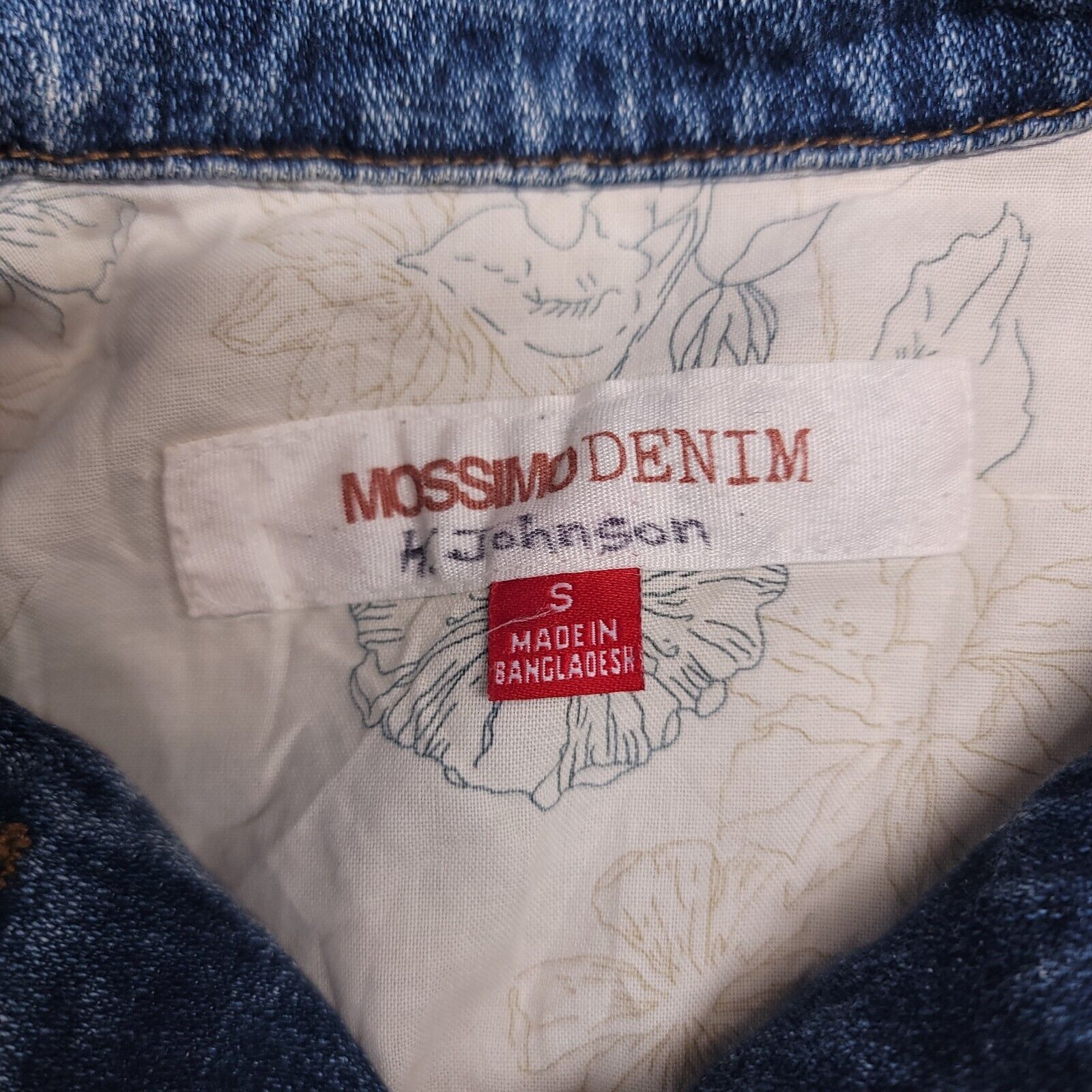 Mossimo Mossimo Button Up Denim Jacket Womens Size Small S Blue Size S / US 4 / IT 40 - 3 Thumbnail