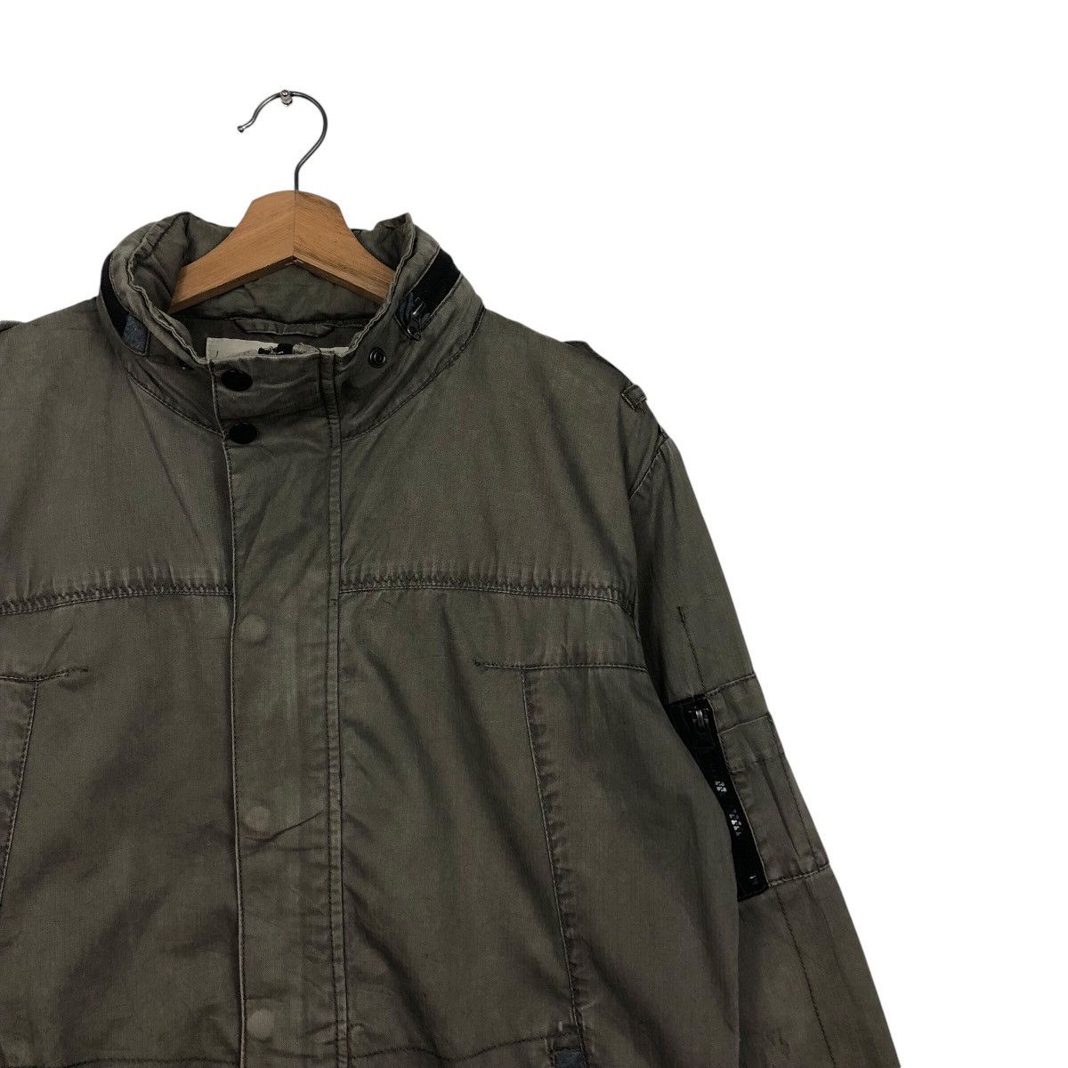Hysteric Glamour 📌Vintage Biker Jacket Icca Multi Pocket Parachute Bondage Size US XL / EU 56 / 4 - 6 Thumbnail