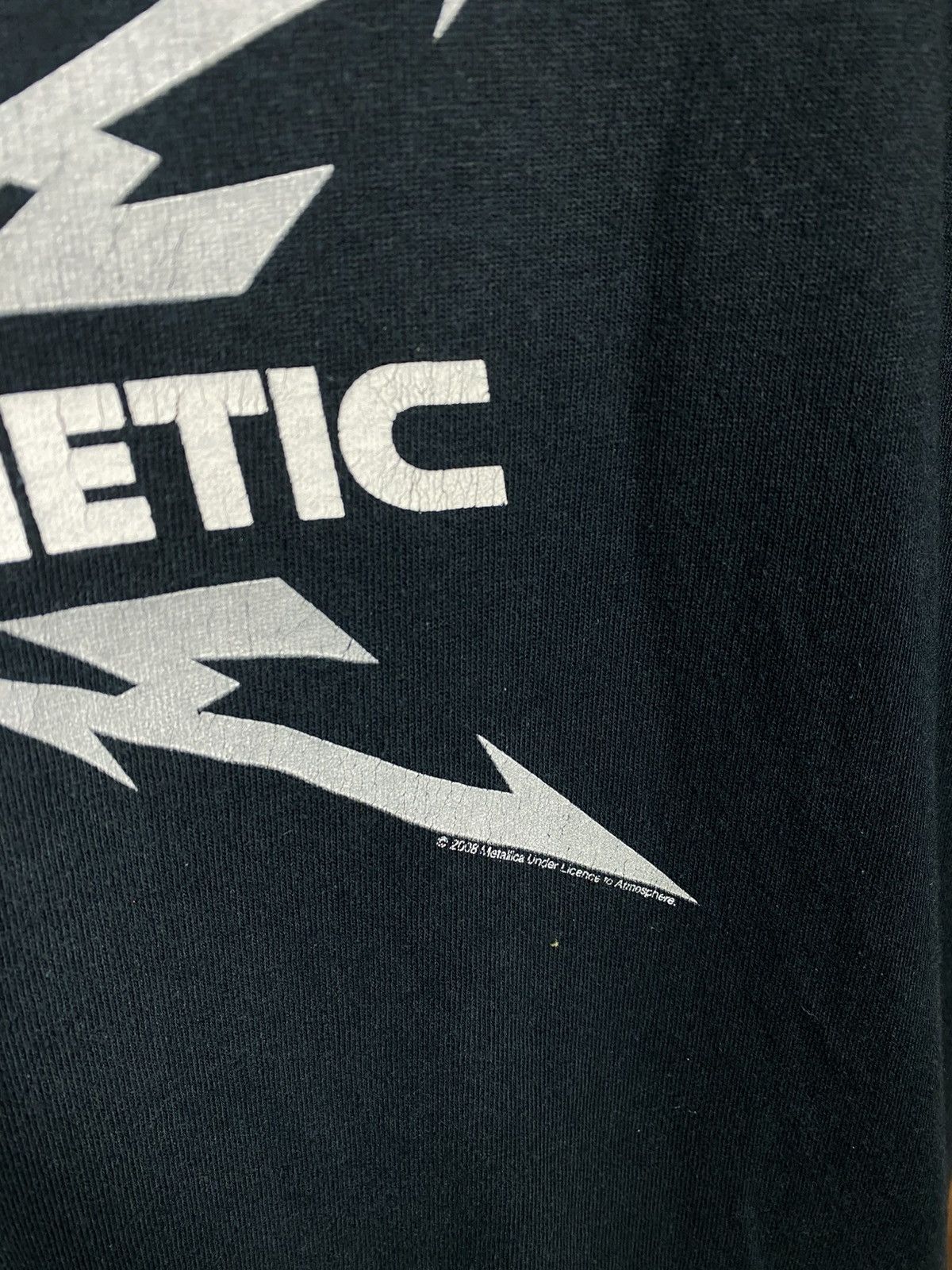 Metallica 🎸Vintage 2008 T-Shirt Metallica Death Magnetic Big Logo Tee🎸 Size US XL / EU 56 / 4 - 5 Thumbnail