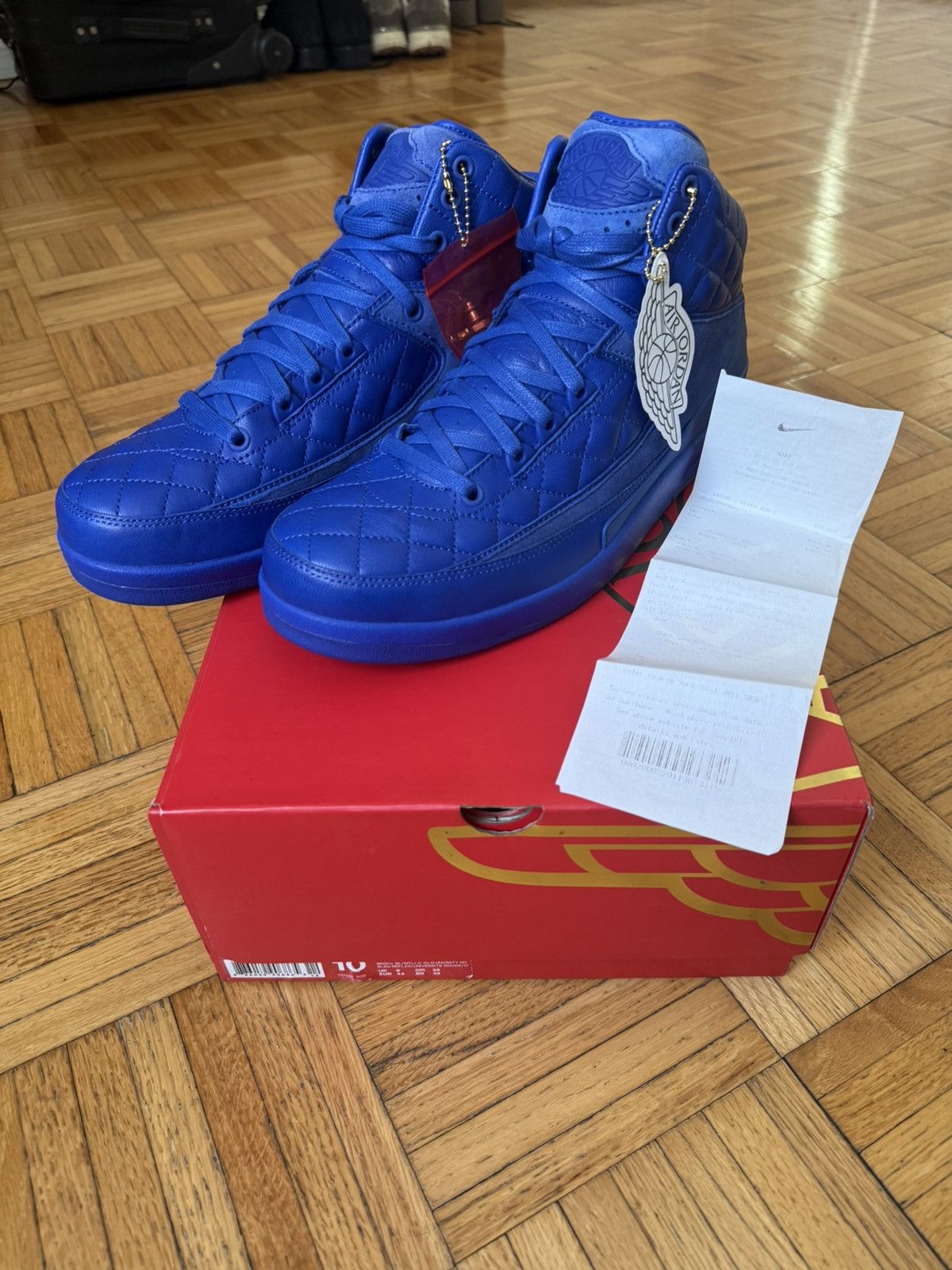Just Don × Nike Just Don x Air Jordan 2 Retro Varsity Royal Blue 2015 Size US 10 / EU 43 - 1 Thumbnail