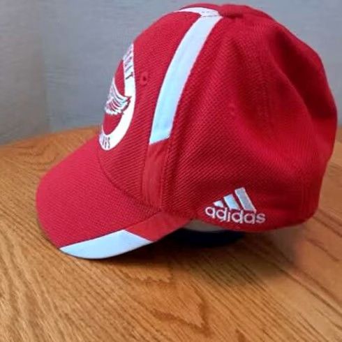 Adidas adidas Detroit Red Wings Hat Fitted XL Red Stretch Baseball Cap Men Sports Hat Size ONE SIZE - 4 Thumbnail