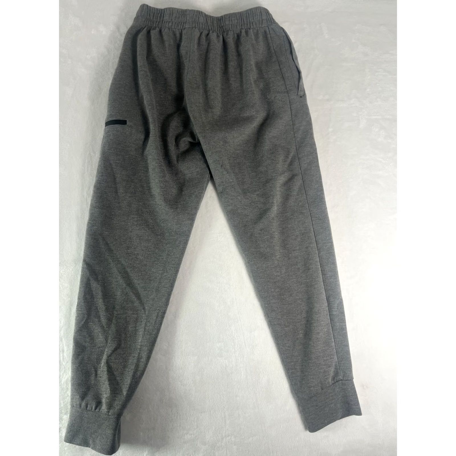 Vintage Legend Jogger Pants Mens Size Medium Grey Tapered Sweatpants Drawstring Elastic Waist Pockets Logo Classic Jogger Activewear Size US 31 - 5 Thumbnail