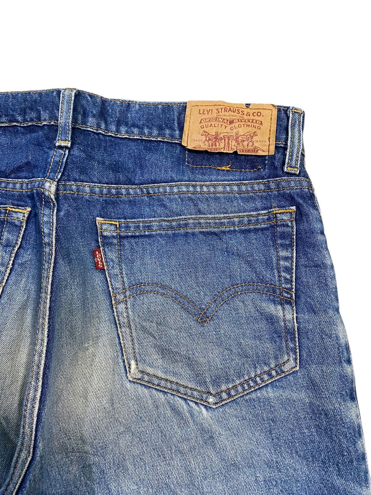 Levi's Vintage levis 515 distressed denim regular fit Size US 32 / EU 48 - 6 Thumbnail