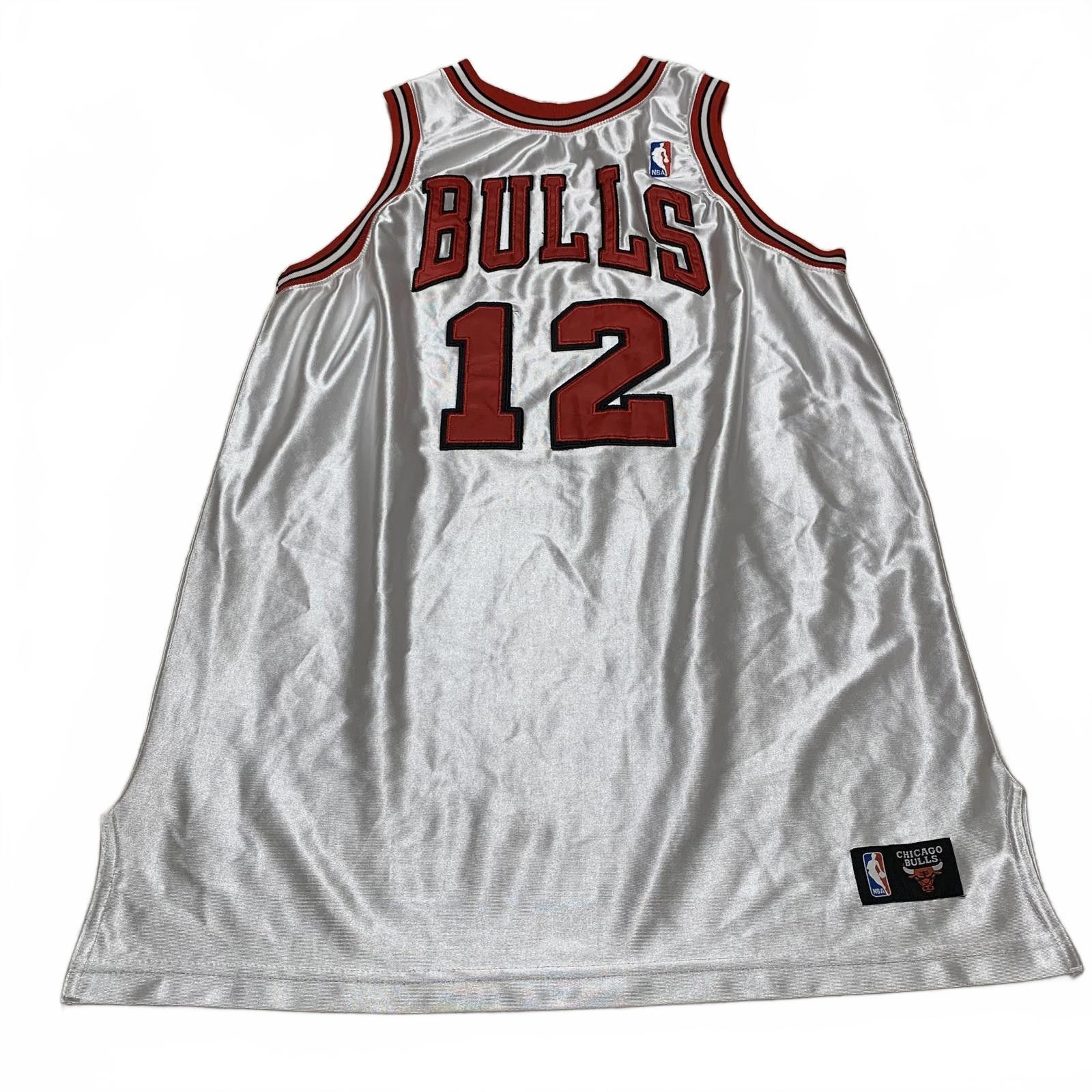 NBA Chicago Bulls #12 Kirk Hinrich Basketball Jersey White Red Size US M / EU 48-50 / 2 - 1 Thumbnail