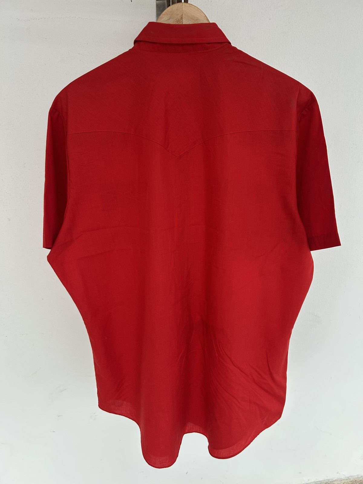 Other Roebucks Vintage USA Red Button Up Size US XL / EU 56 / 4 - 2 Thumbnail
