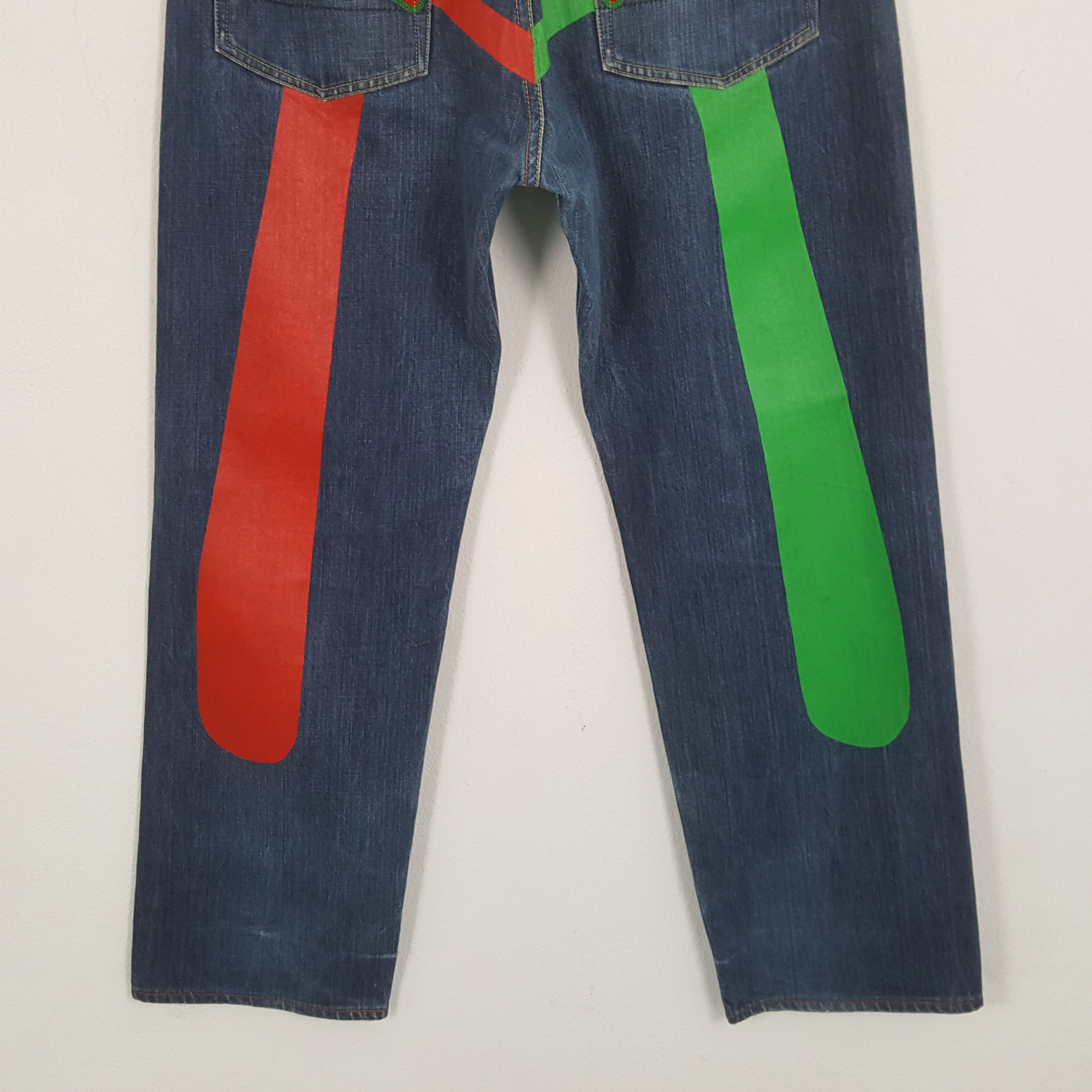 Evisu × Japanese Brand × Vintage EVISU Japanese Brand Fashion Style Custom Daicock Jeans Size US 32 / EU 48 - 3 Thumbnail