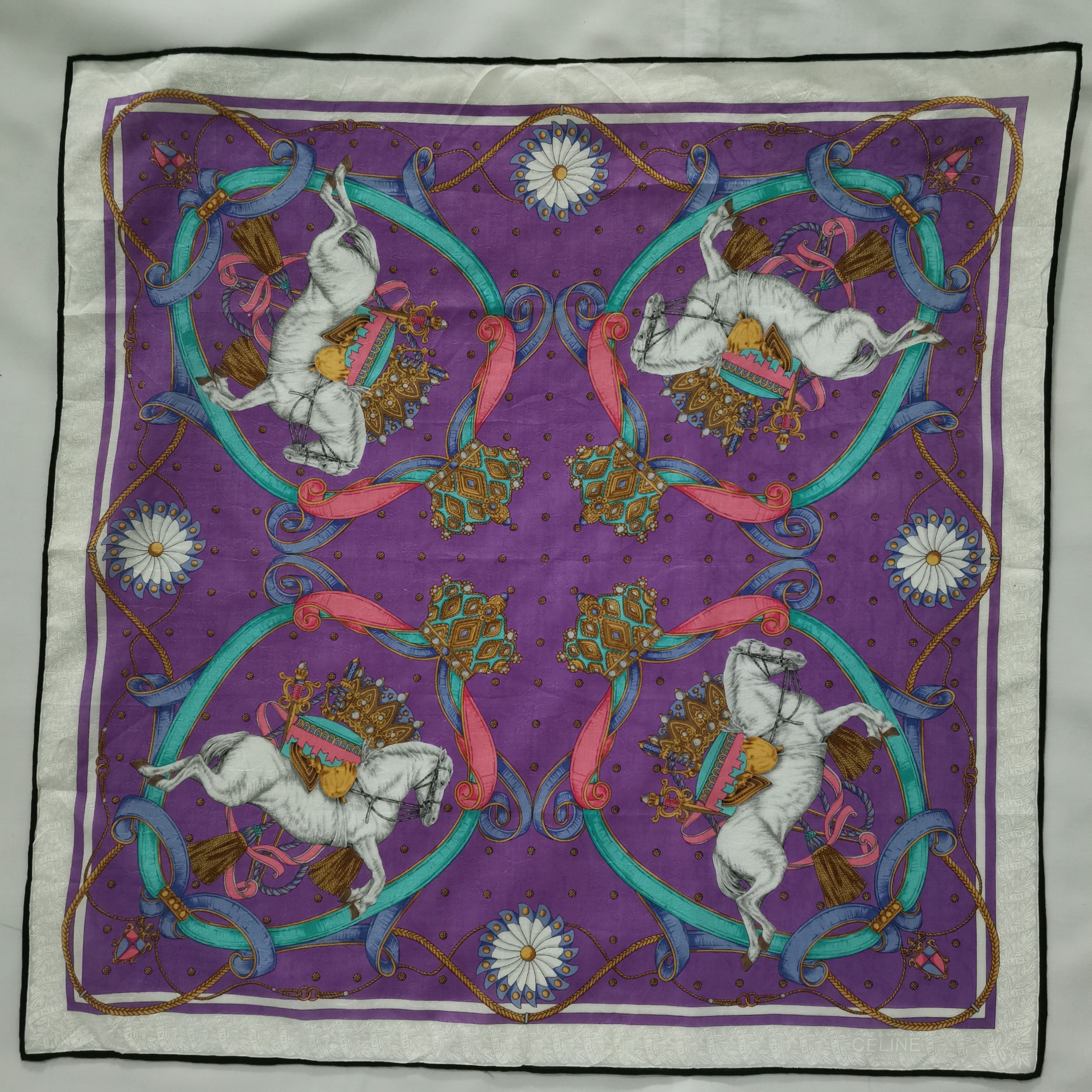 Celine CELINE HANDKERCHIEF/ BANDANA/ SCARF Size ONE SIZE - 3 Thumbnail