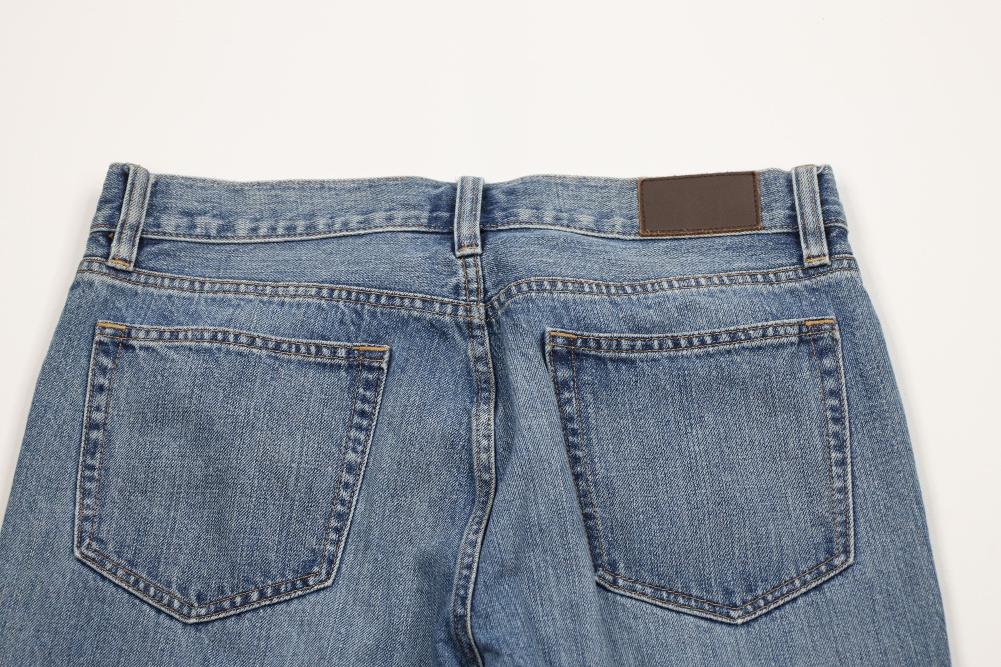 J.Crew J Crew Faded Skinny Leg The Driggs Denim Jeans Blue Cotton Size US 32 / EU 48 - 10 Thumbnail