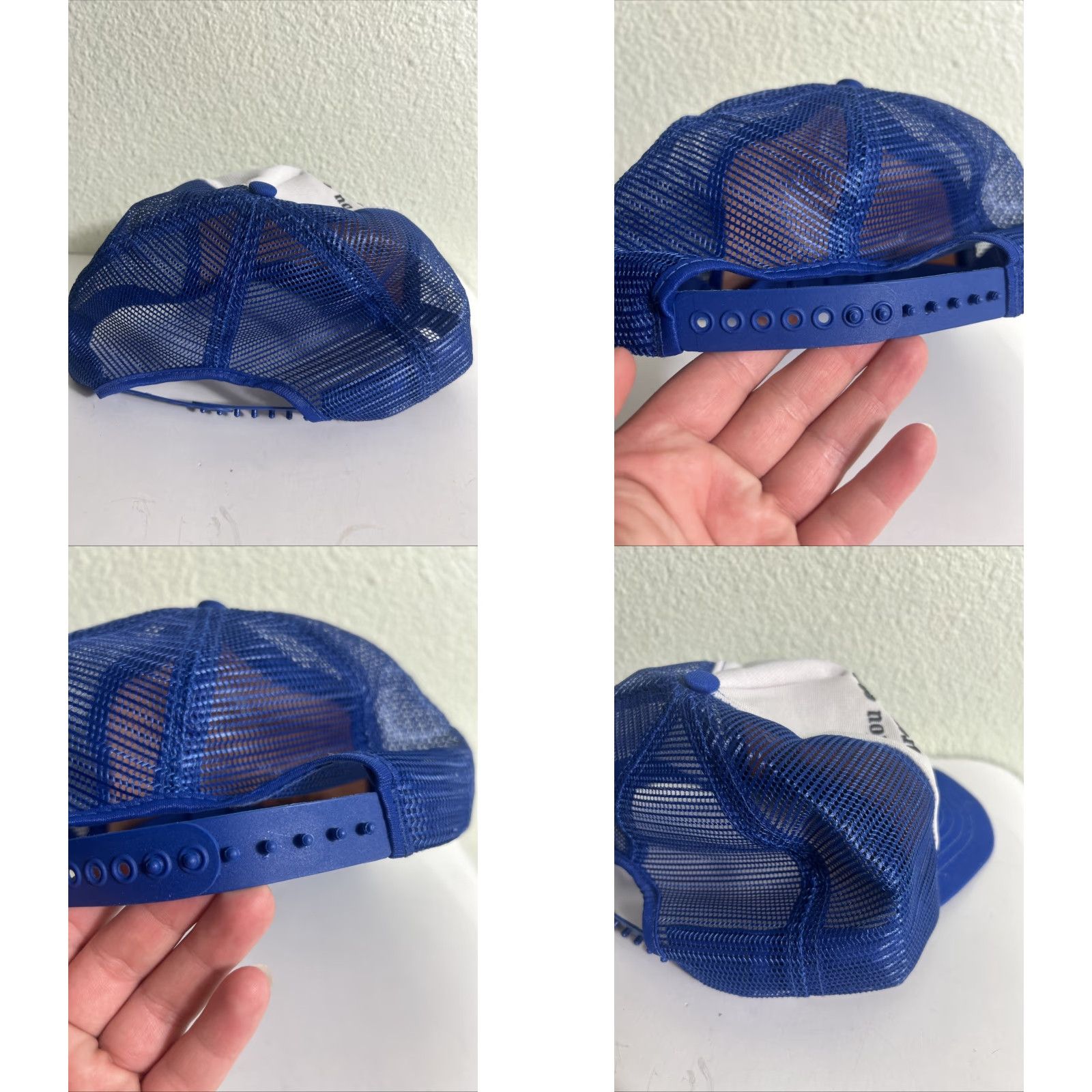 Vintage VINTAGE Unbranded Trucker Hat Mens Adjustable Blue White “you Only Go Around Once” USA Size ONE SIZE - 8 Thumbnail