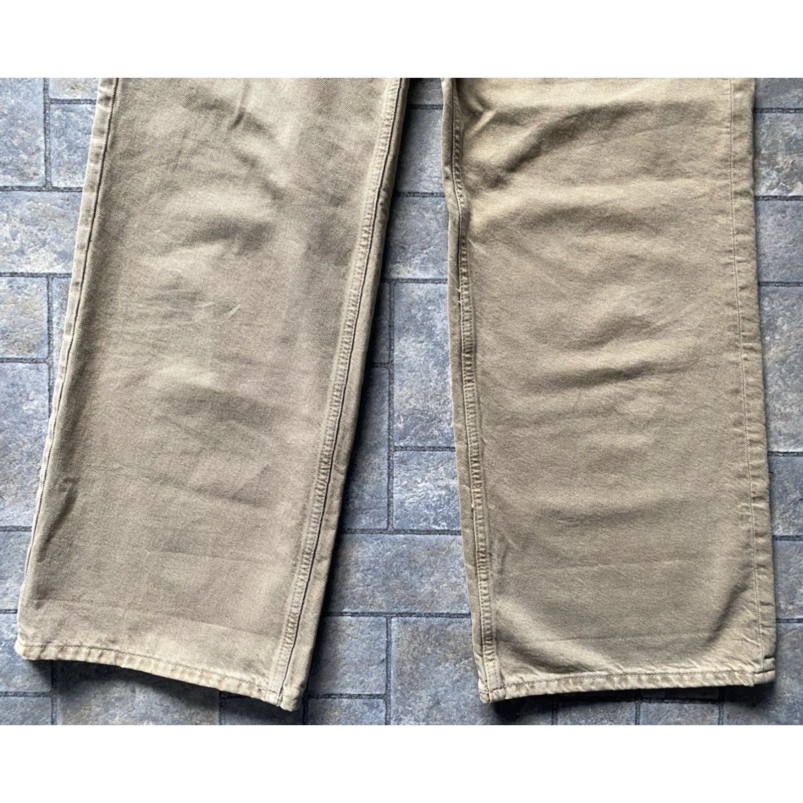 Vintage We The Free Palmer Jeans Pants Women’s Size 28 Brown Beige Regular Jeans Pants Womens 28 Brown Beige Size 28" / US 6 / IT 42 - 2 Thumbnail