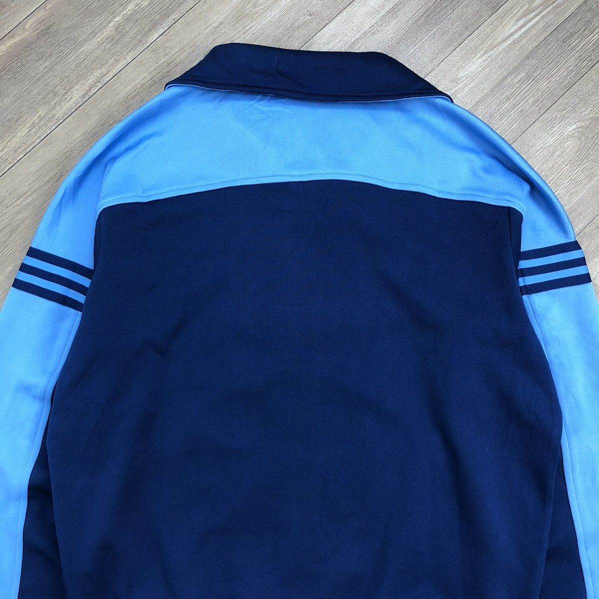 Adidas × Vintage 🇩🇪Vintage 80s Adidas Descente Blue Track Jacket Size US M / EU 48-50 / 2 - 13 Thumbnail