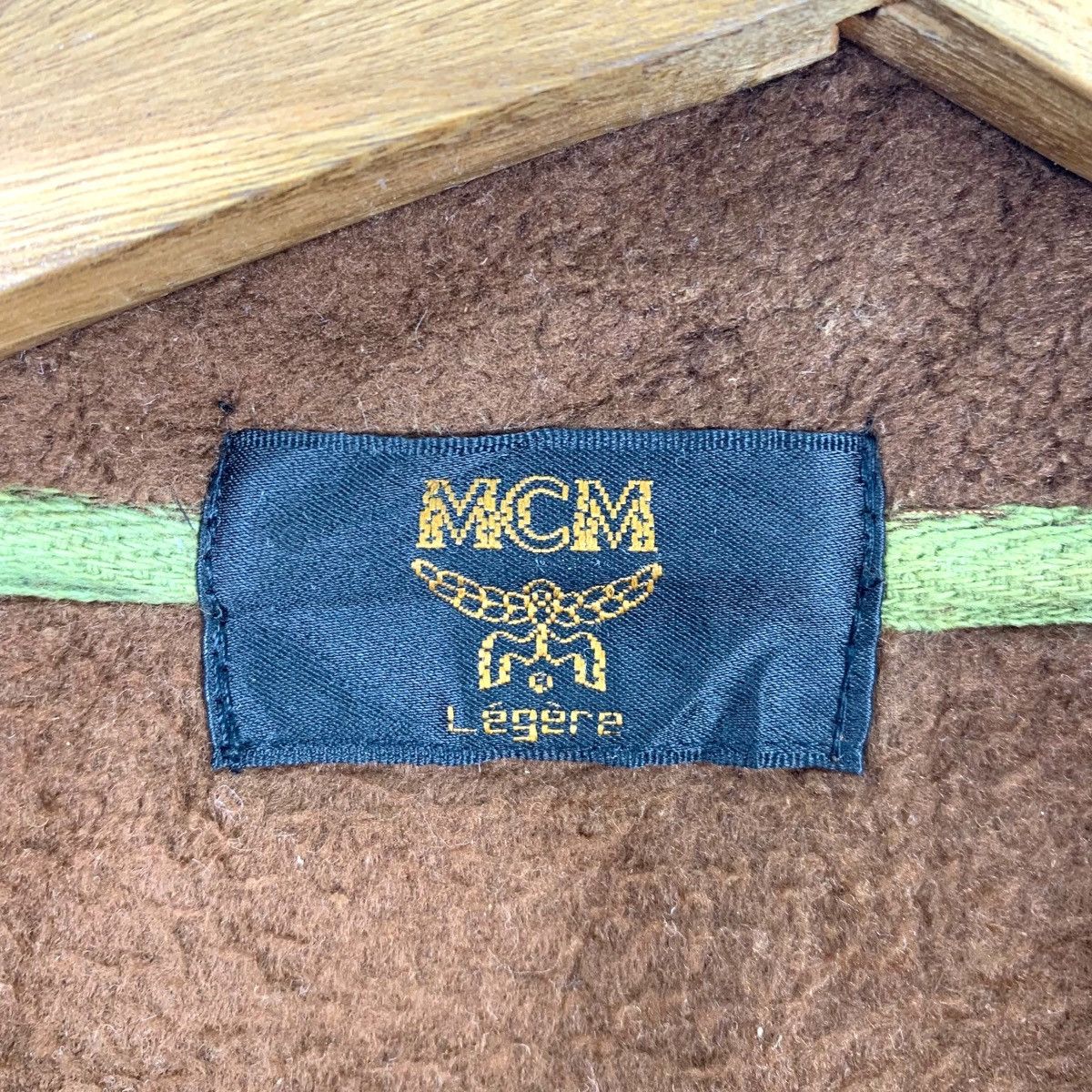 MCM × Vintage Vintage MCM Legere Designer Half Zipper Sweatshirt Pullover Size US L / EU 52-54 / 3 - 4 Thumbnail