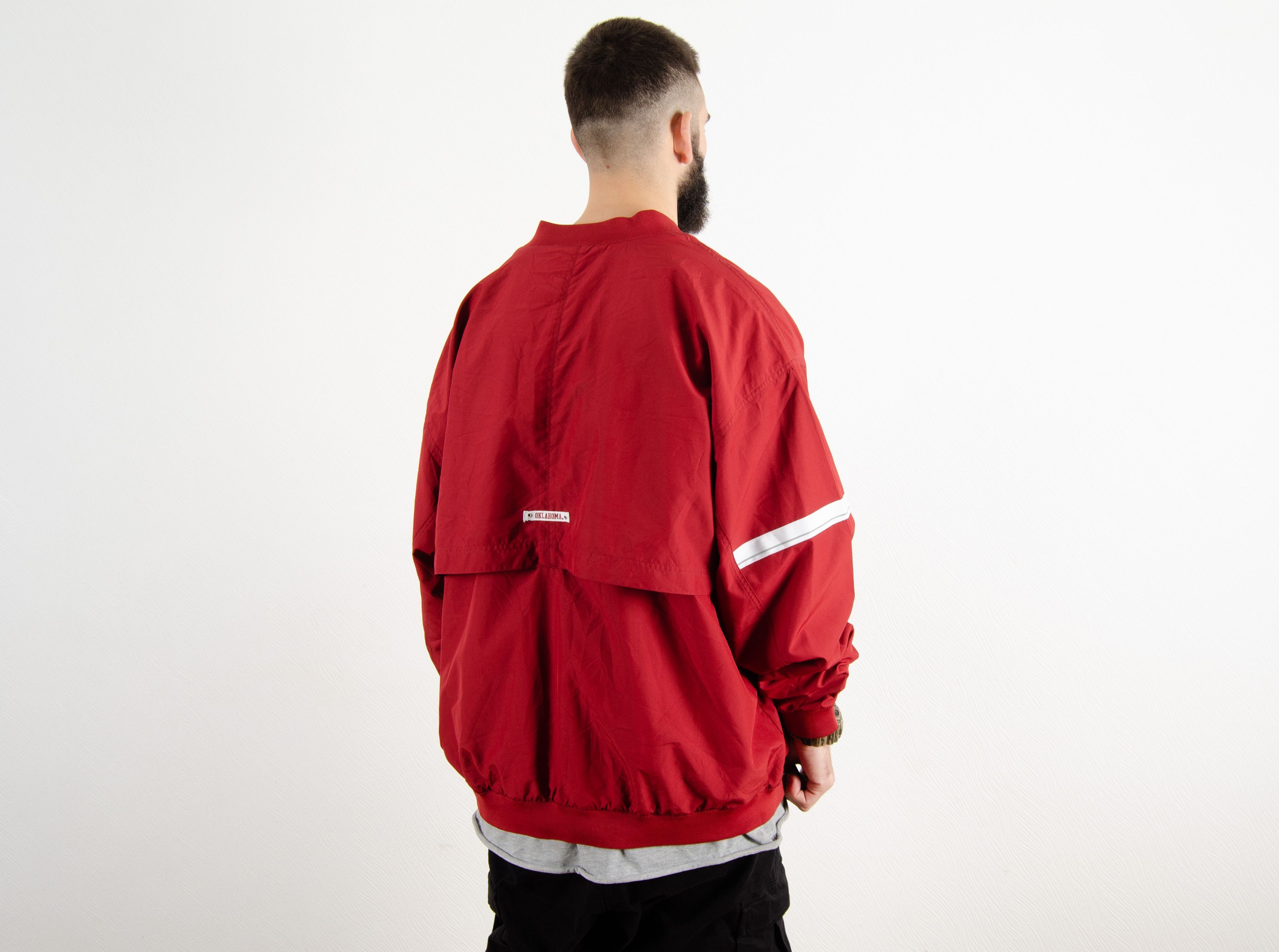 Nike Vintage Nike Oklahoma University College Bomber Jacket Size US XXL / EU 58 / 5 - 2 Thumbnail