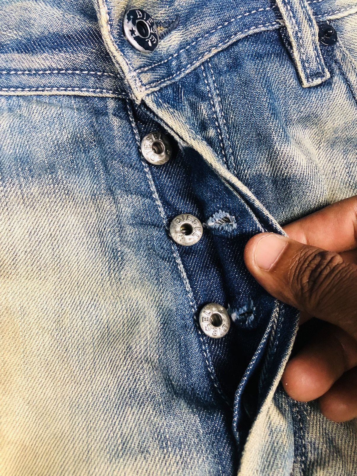 Diesel Diesal Industry Distress Jeans (36) Size US 28 / EU 44 - 11 Thumbnail
