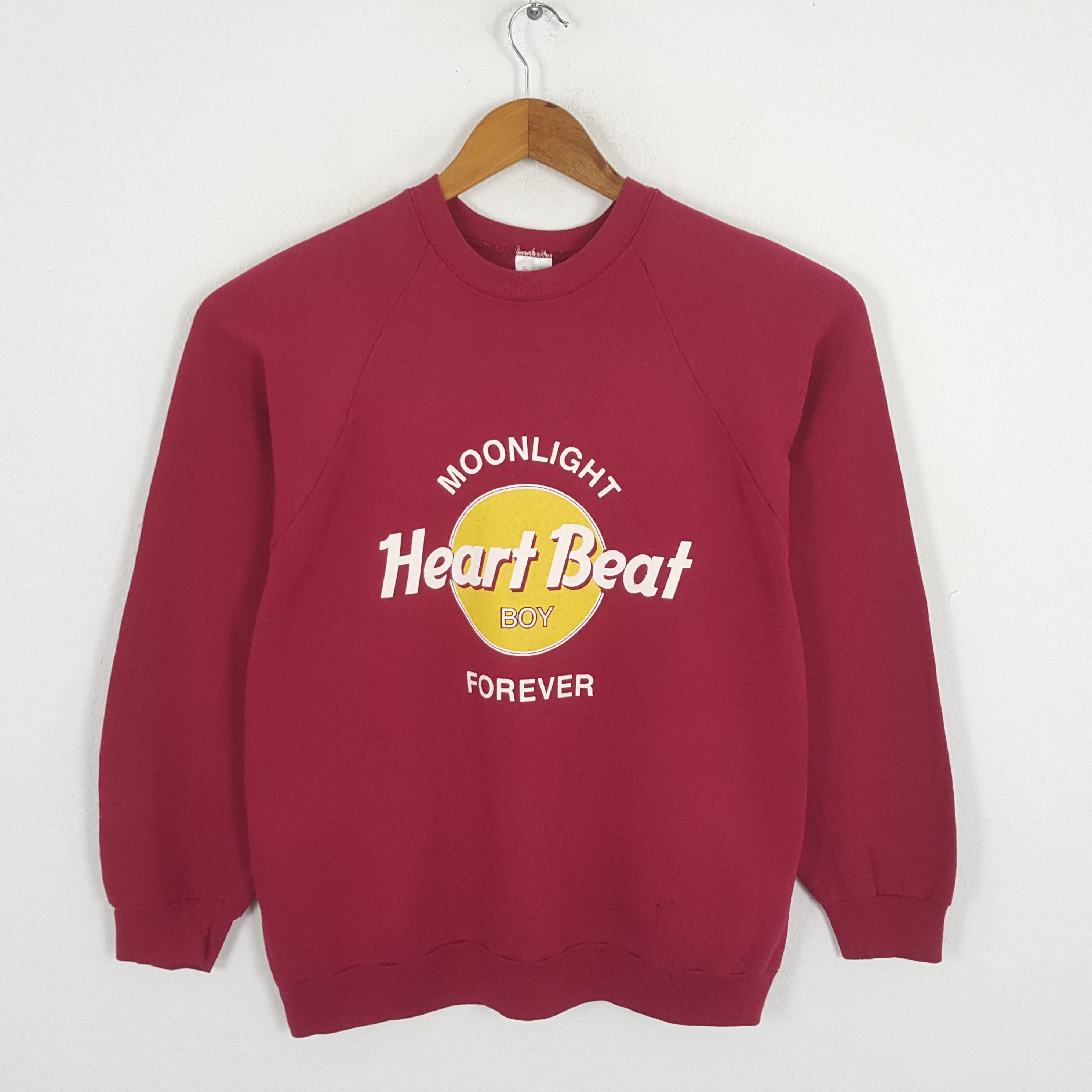 Vintage Vintage HEART BEAT BOY x Hard Rock Parody Design Sweatshirs Size US L / EU 52-54 / 3 - 1 Thumbnail