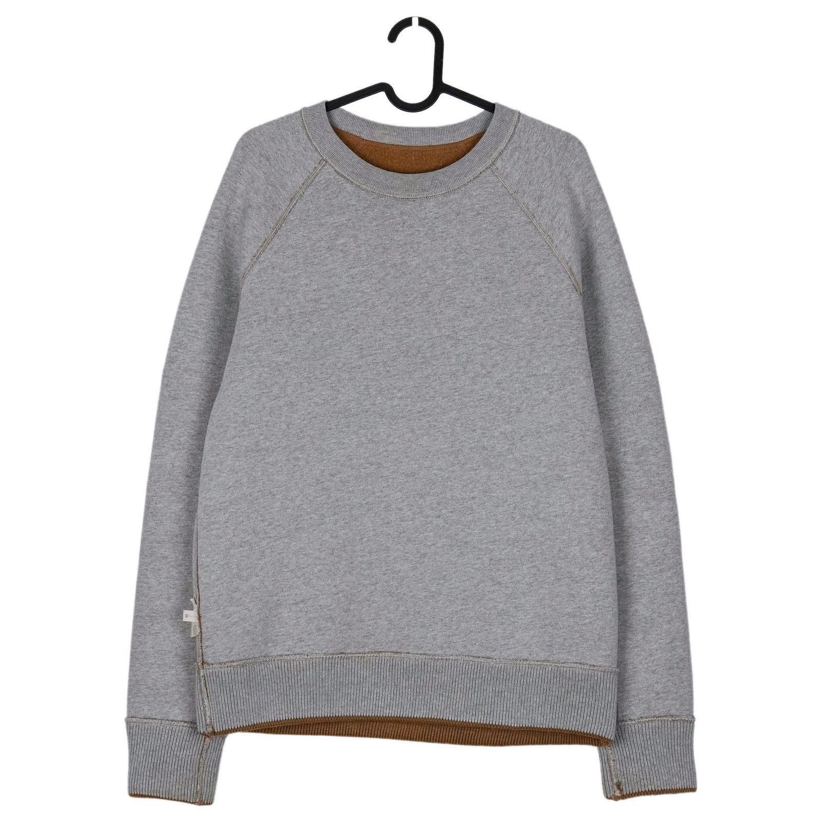 Acne Studios Acne Studios AW14 College Reverse Gray Wool Blend Sweatshirt Size US XS / EU 42 / 0 - 5 Thumbnail
