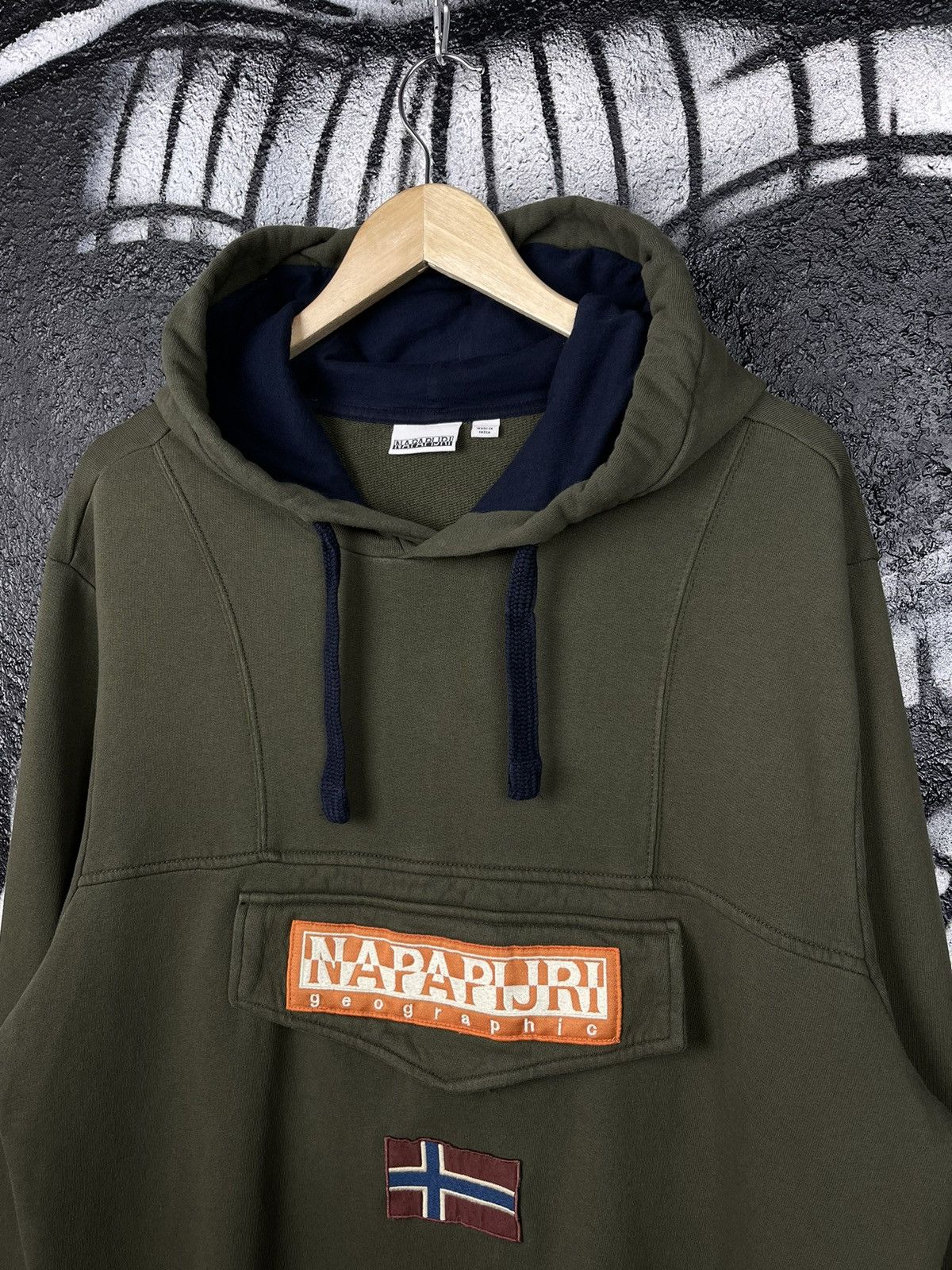 Napapijri × Vintage Napapijri Burgee Sum 3 Hoodie Men’s Size XXL Size US XXL / EU 58 / 5 - 5 Thumbnail