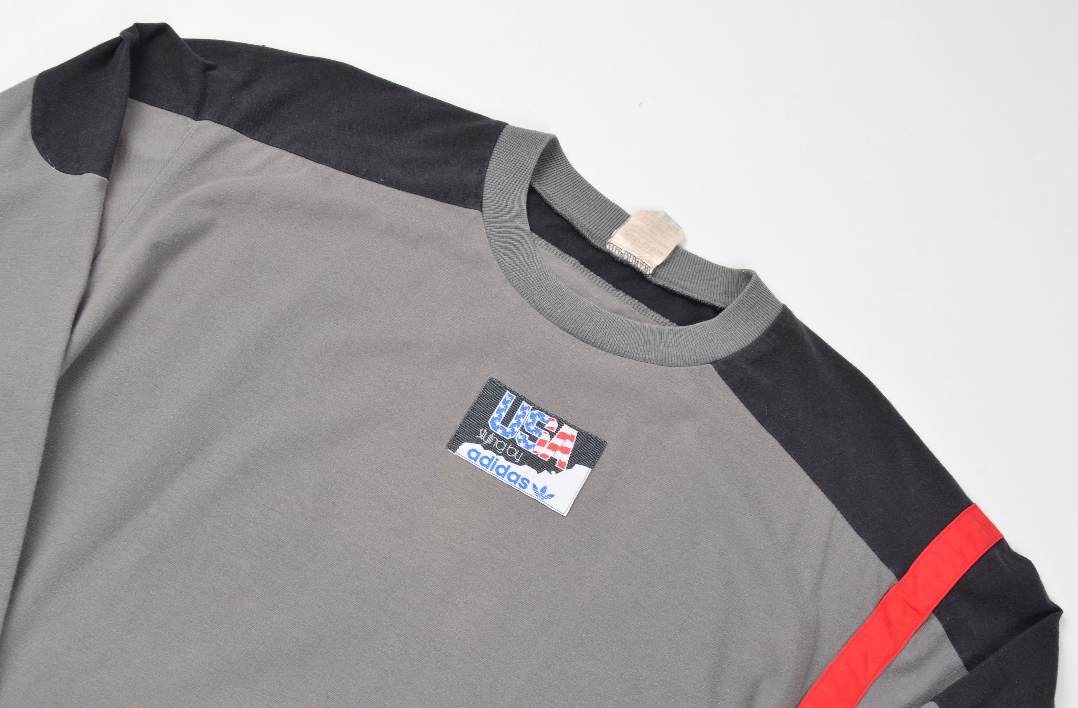 Adidas Vintage Adidas 80's USA Logo Long Sleeve Top Size US S / EU 44-46 / 1 - 2 Thumbnail