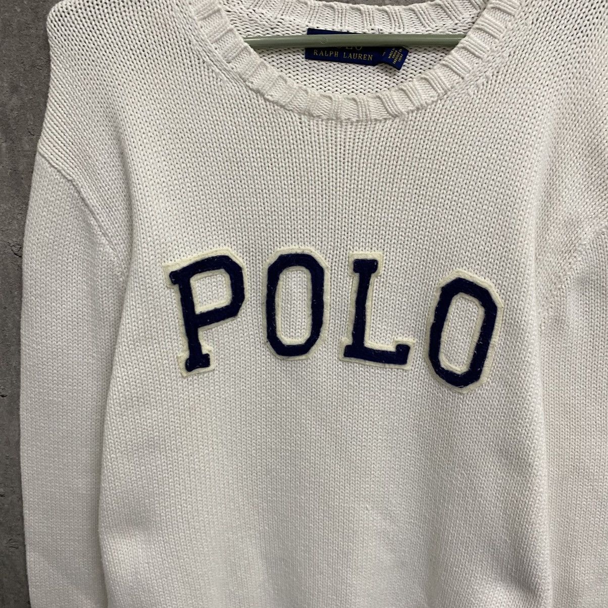 Polo Ralph Lauren Polo Ralph Lauren Vintage Sweater Big Logo Knit Sweatshirt Size US S / EU 44-46 / 1 - 5 Thumbnail