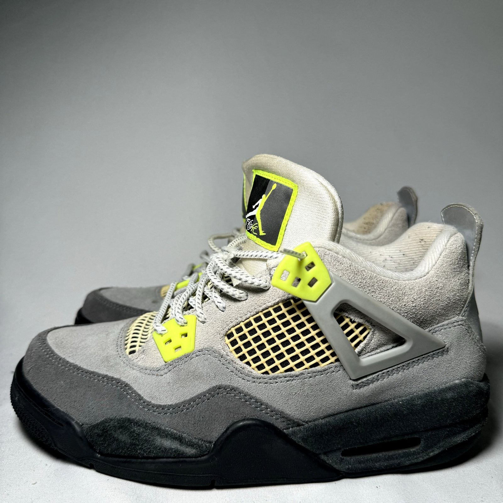 Jordan Brand × Nike Size 6.5 - Nike Air Jordan 4 Retro SE GS Neon 95 Men's Shoes Size US 6.5 / EU 39-40 - 9 Thumbnail