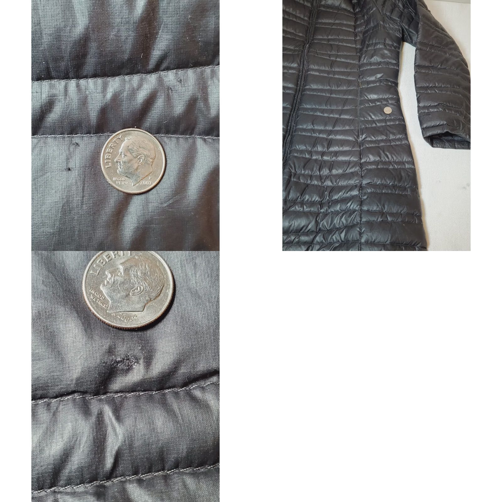 Patagonia Patagonia Jacket Womens M Black Fiona Parka Long Lightweight Duck Down Women Size M / US 6-8 / IT 42-44 - 9 Thumbnail