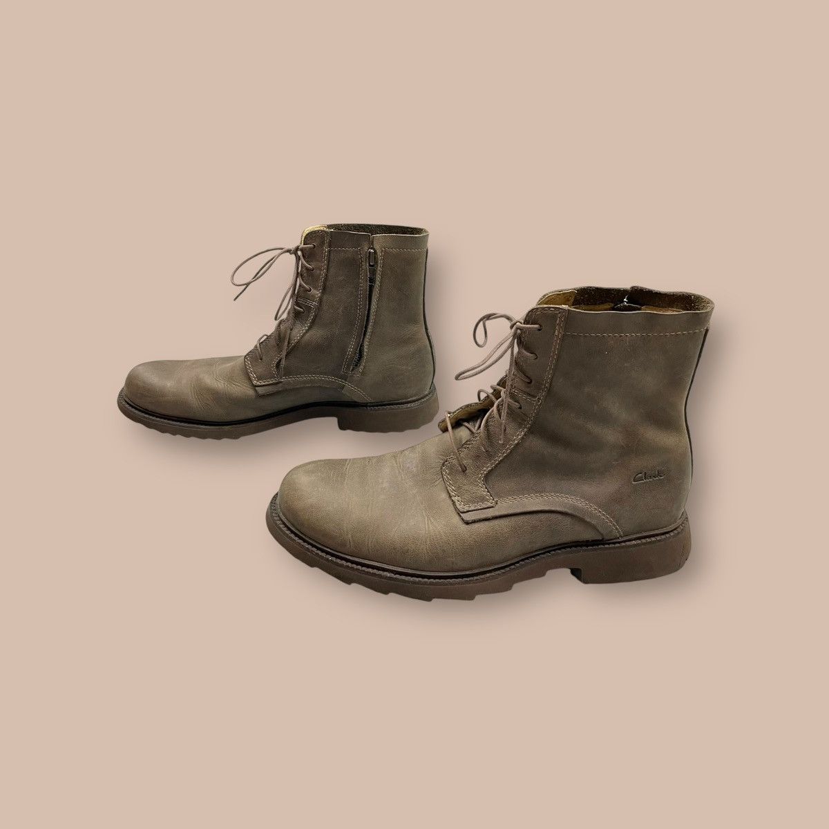 Clarks Clarks Zippers Lace-Up Combat Boots Size US 9 / EU 42 - 4 Thumbnail