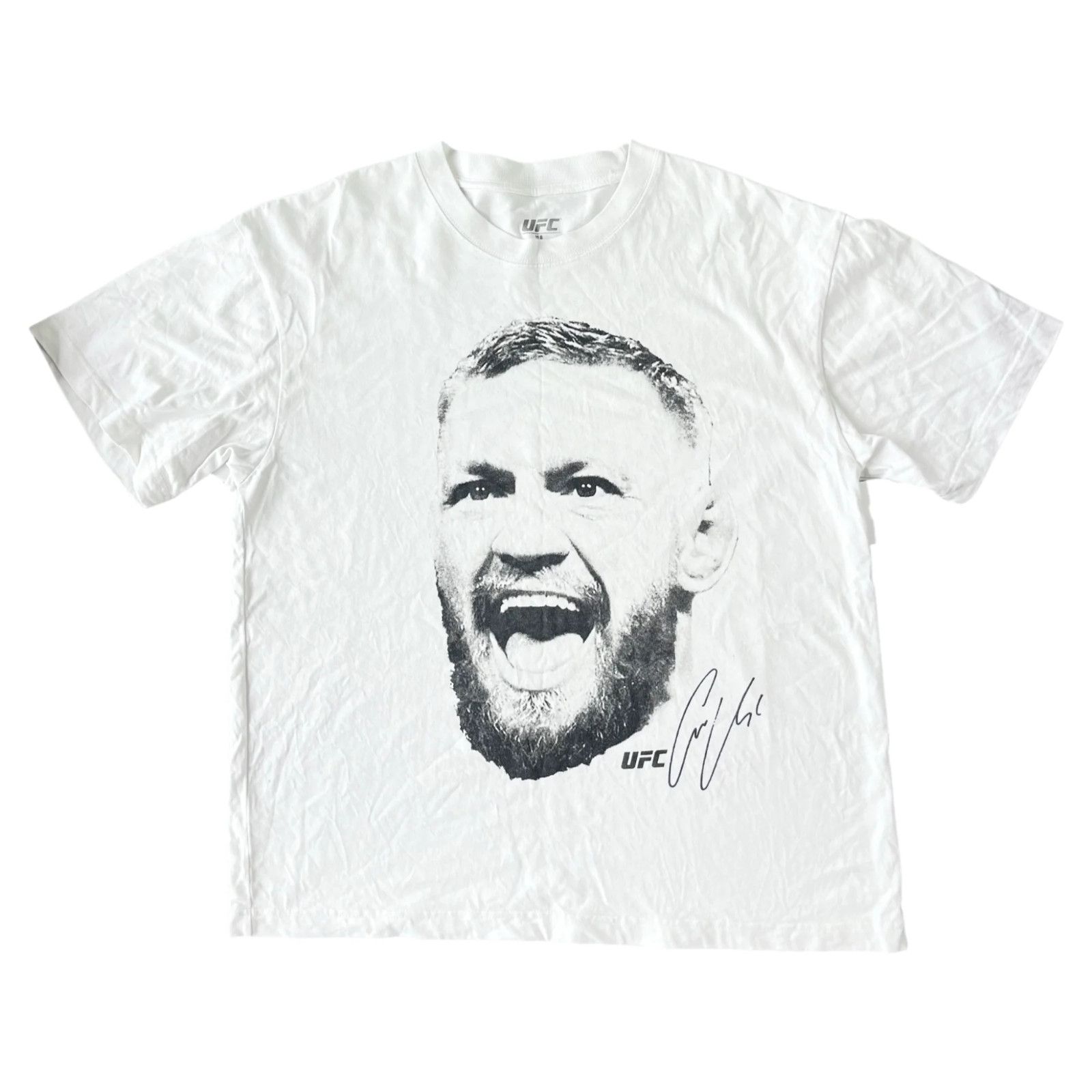 UFC Conor McGregor UFC Megaprint Face Signature T-Shirt XL Y2K Size US XL / EU 56 / 4 - 4 Thumbnail