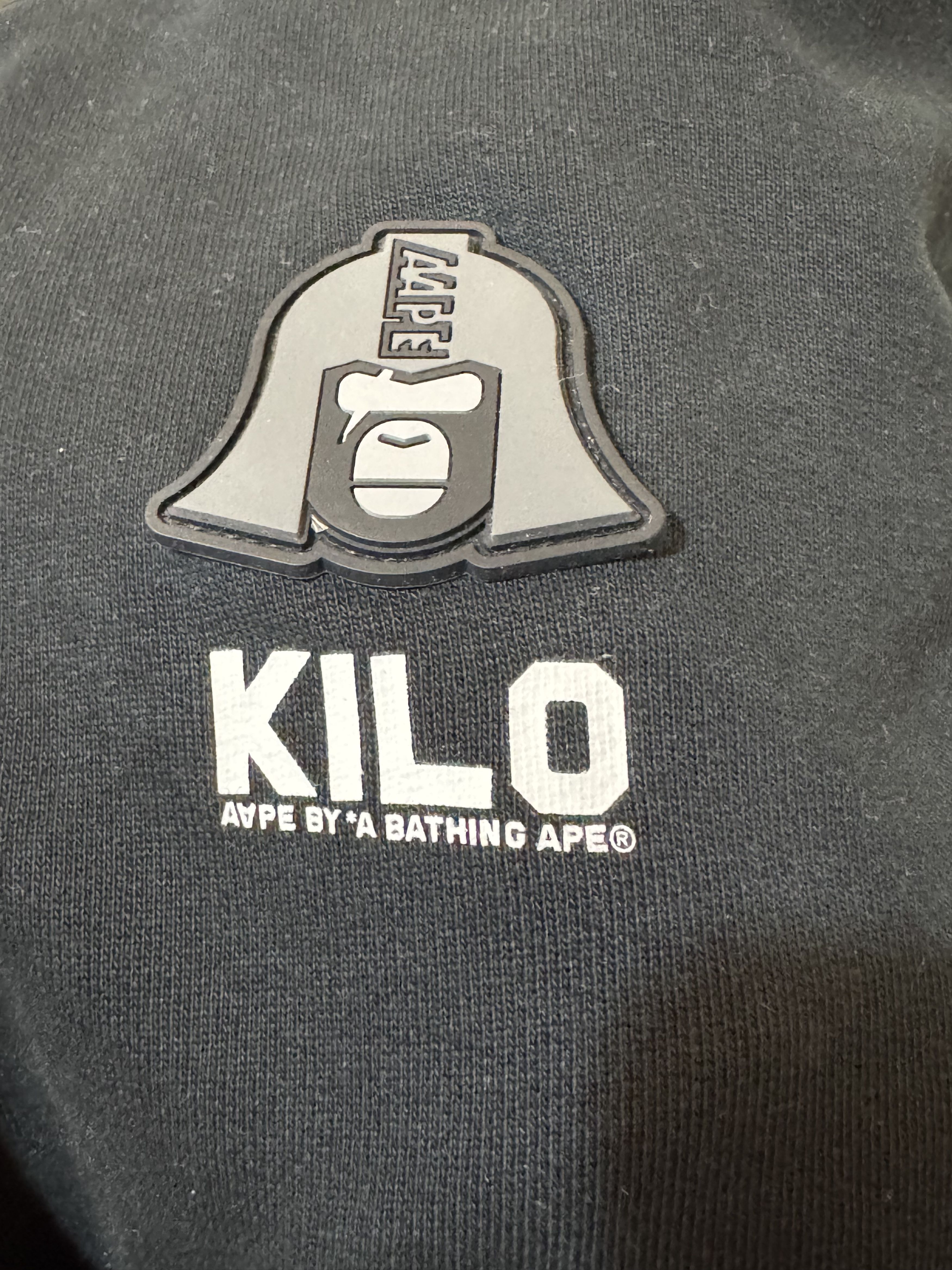 Other Rare limited Black graphic hoodie Kilo Aape By A Bathing Ape Size US S / EU 44-46 / 1 - 9 Thumbnail