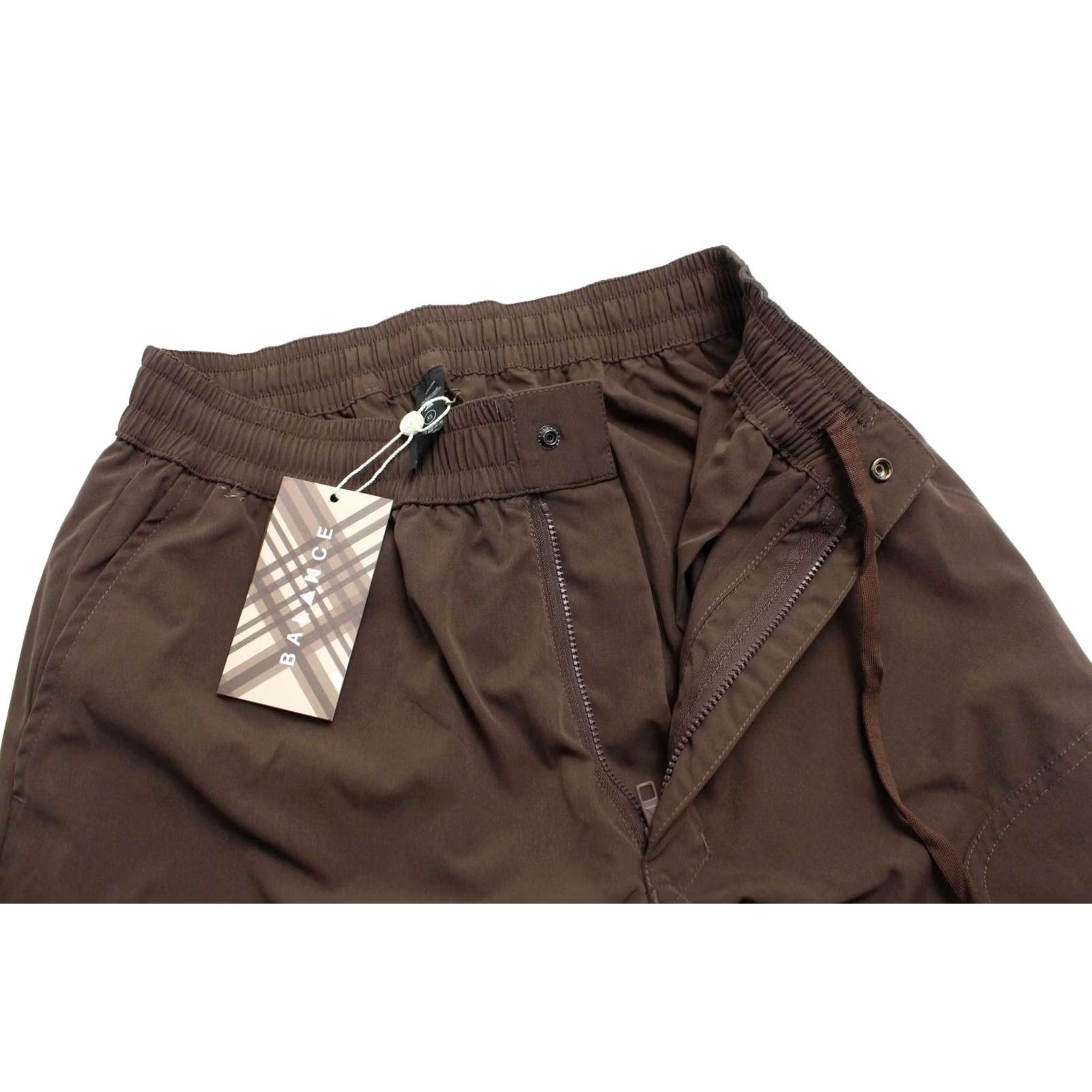 Vintage BALANCE ATHLETICA The Celsius Cargo Trousers Men's XS Drawstring Woven Brown Size US 27 - 5 Thumbnail
