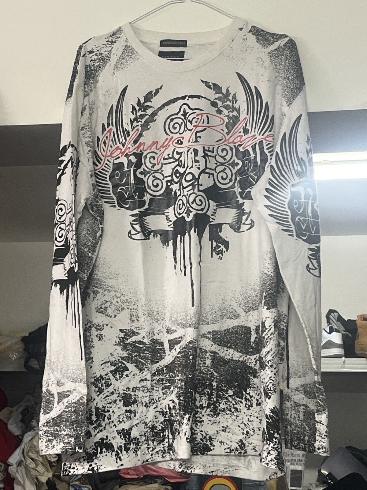 Affliction johnny blaze grunge long sleeved tshirt Size US L / EU 52-54 / 3 - 1 Preview