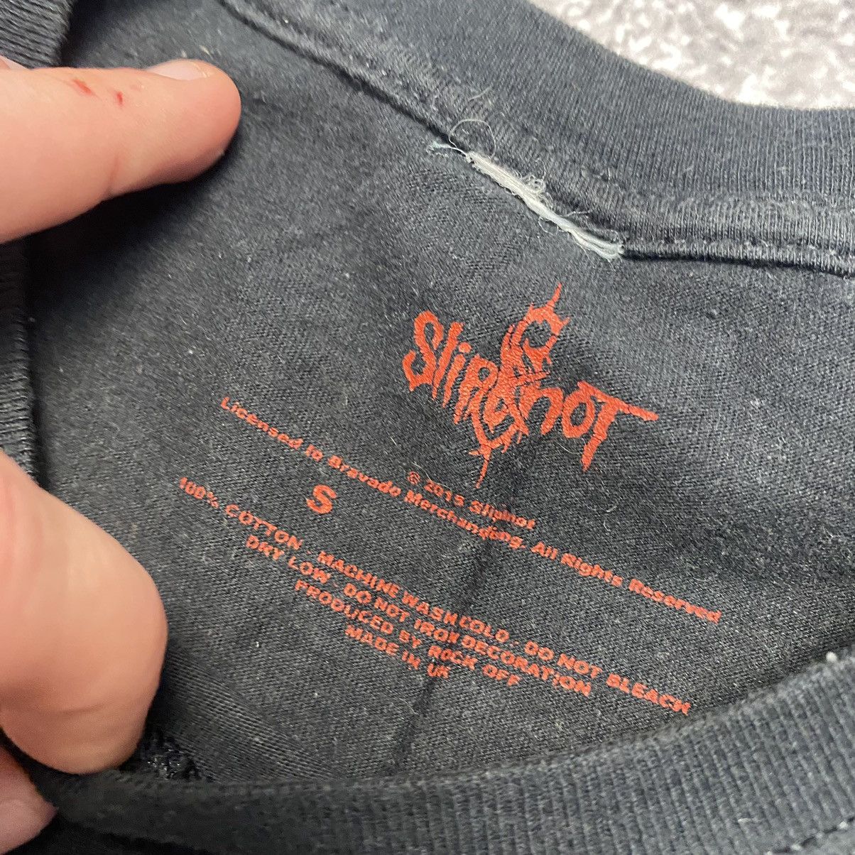 Band Tees Vintage Slipknot 2016 The Grey Chapter Overprinted tee Size US S / EU 44-46 / 1 - 9 Thumbnail
