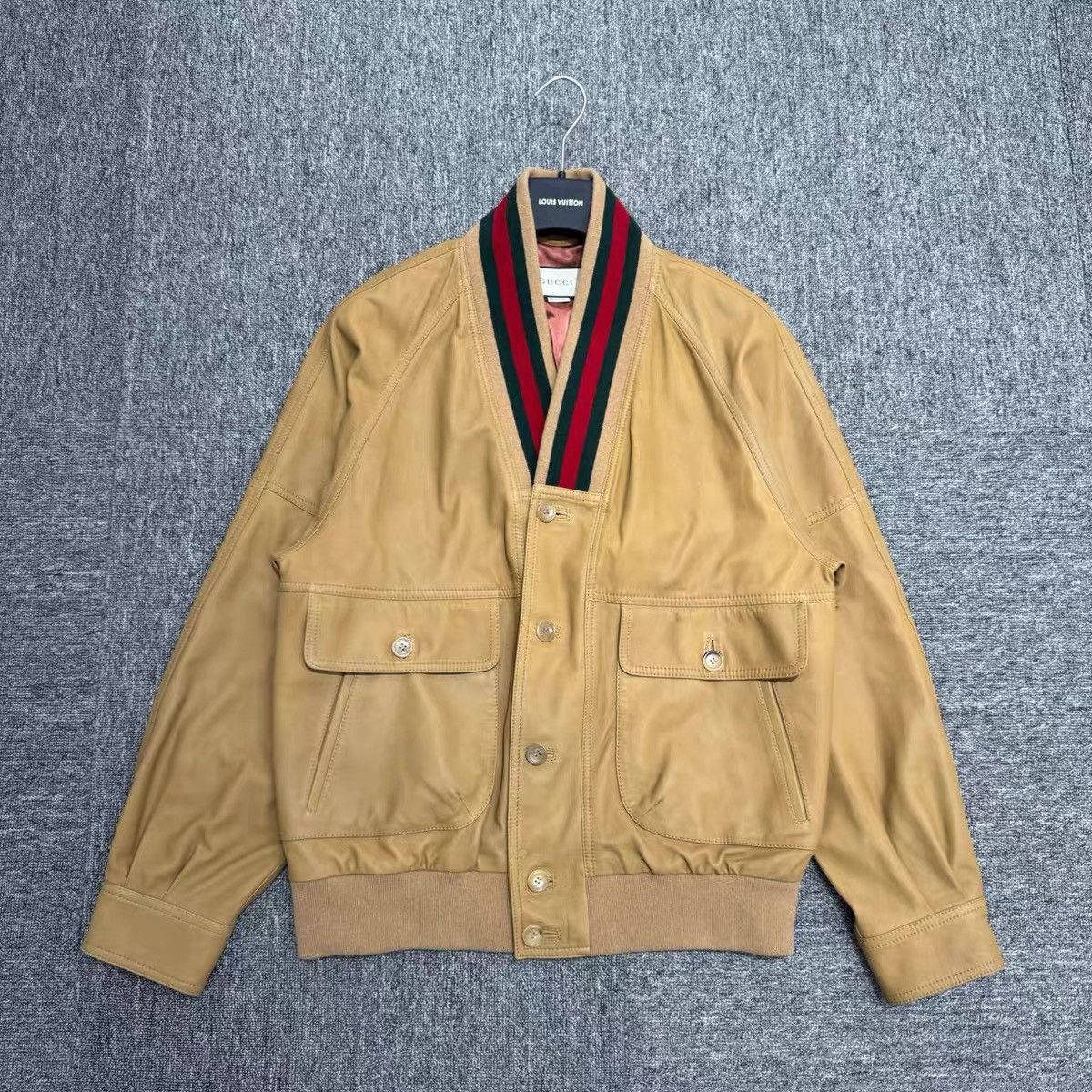 Gucci Gucci Striped collar sheepskin jacket 2502-Nextarrow Size US M / EU 48-50 / 2 - 1 Thumbnail
