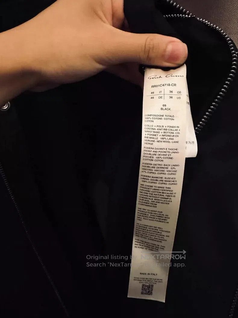 Rick Owens rick owens unique shoulder bomber jacket. Size US L / EU 52-54 / 3 - 5 Thumbnail